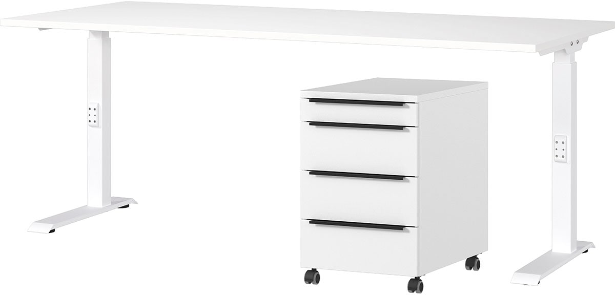 GERMANIA Büromöbel-Set »Mailand« 2 Stk. tlg. inkl. Schreibtisch und Rollcontainer