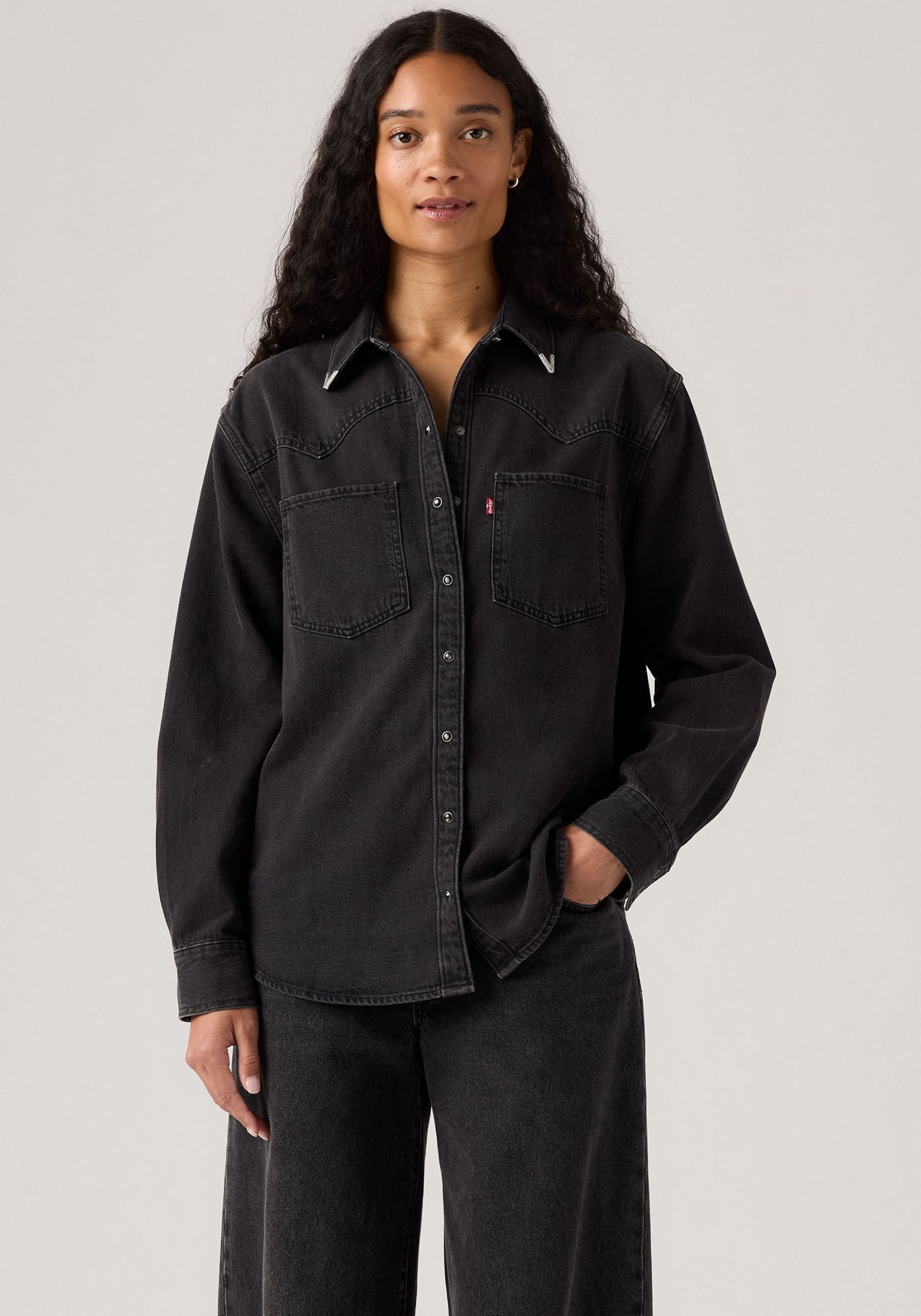 Levi's® Jeansbluse »TEODORA WESTERN SHIRT« mit Druckknöpfen