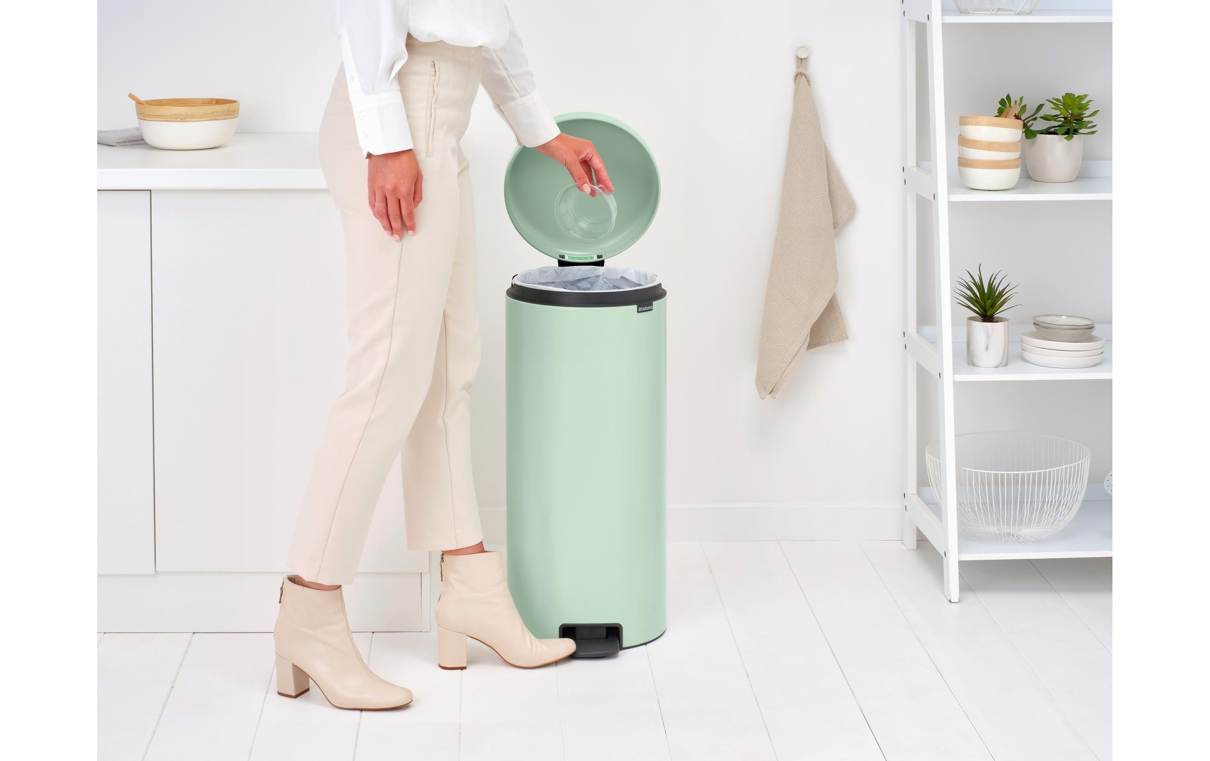 Brabantia Mülleimer »NewIcon 30 l, Grün«, 1 Behälter