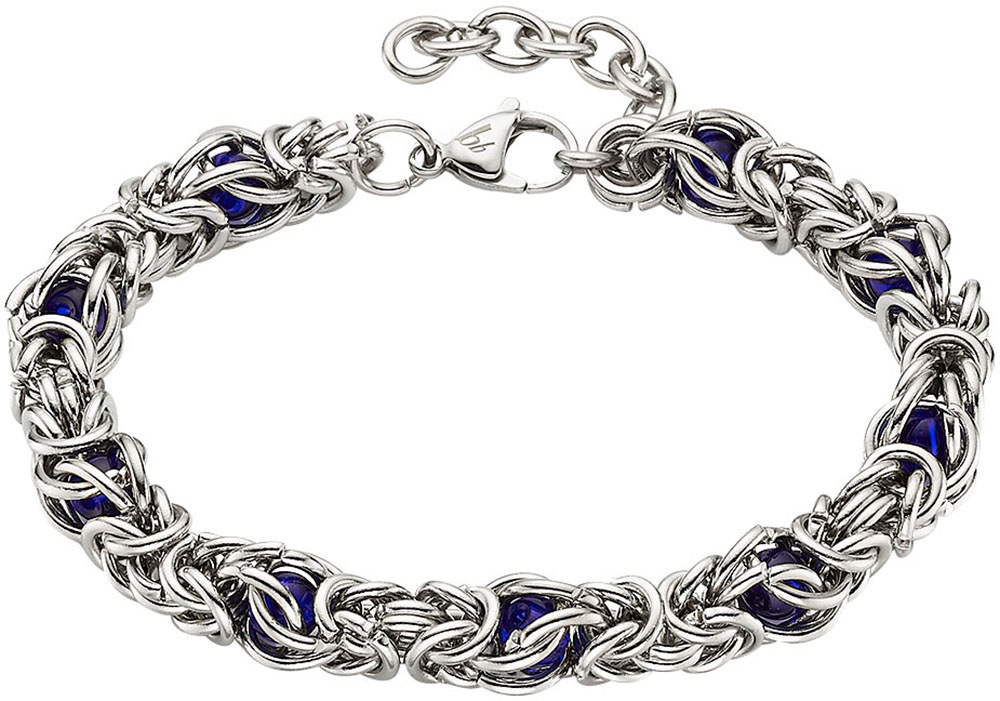Bruno Banani Edelstahlarmband "Schmuck" mit Glasstein