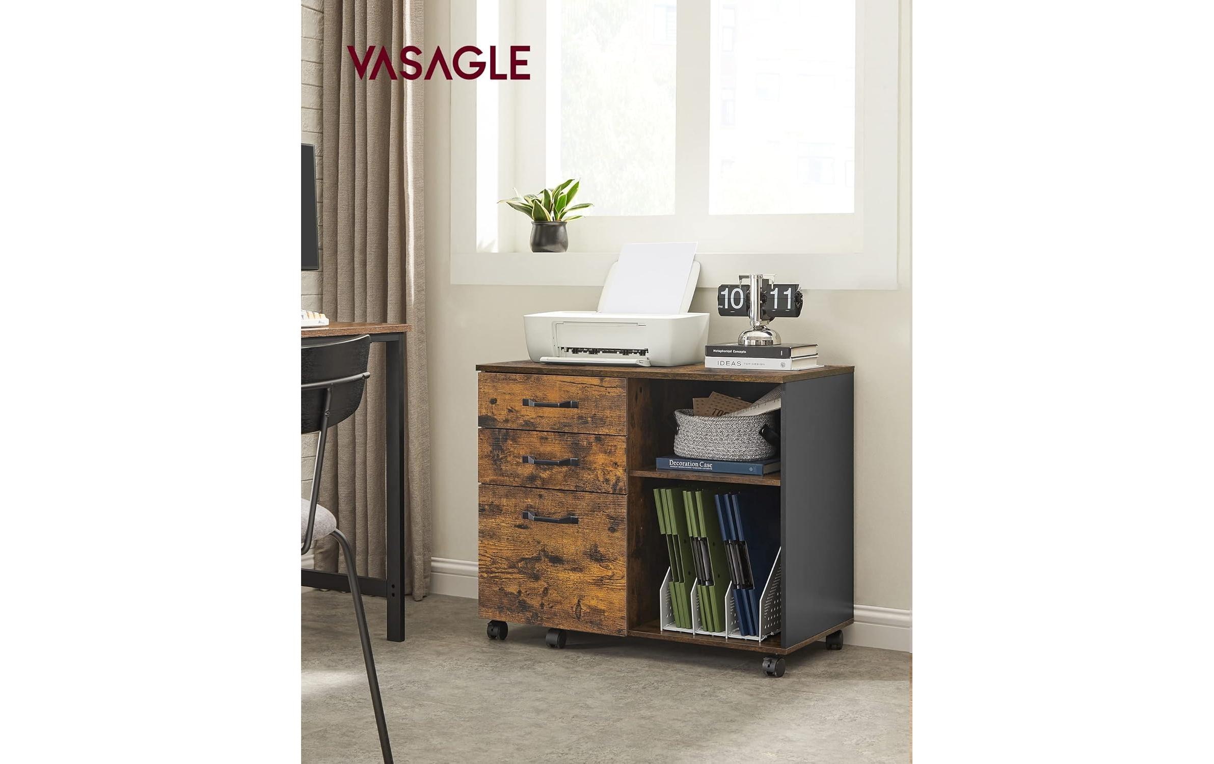 SONGMICS Aktenschrank »mit Rollen 80 x 40 x 66 cm«