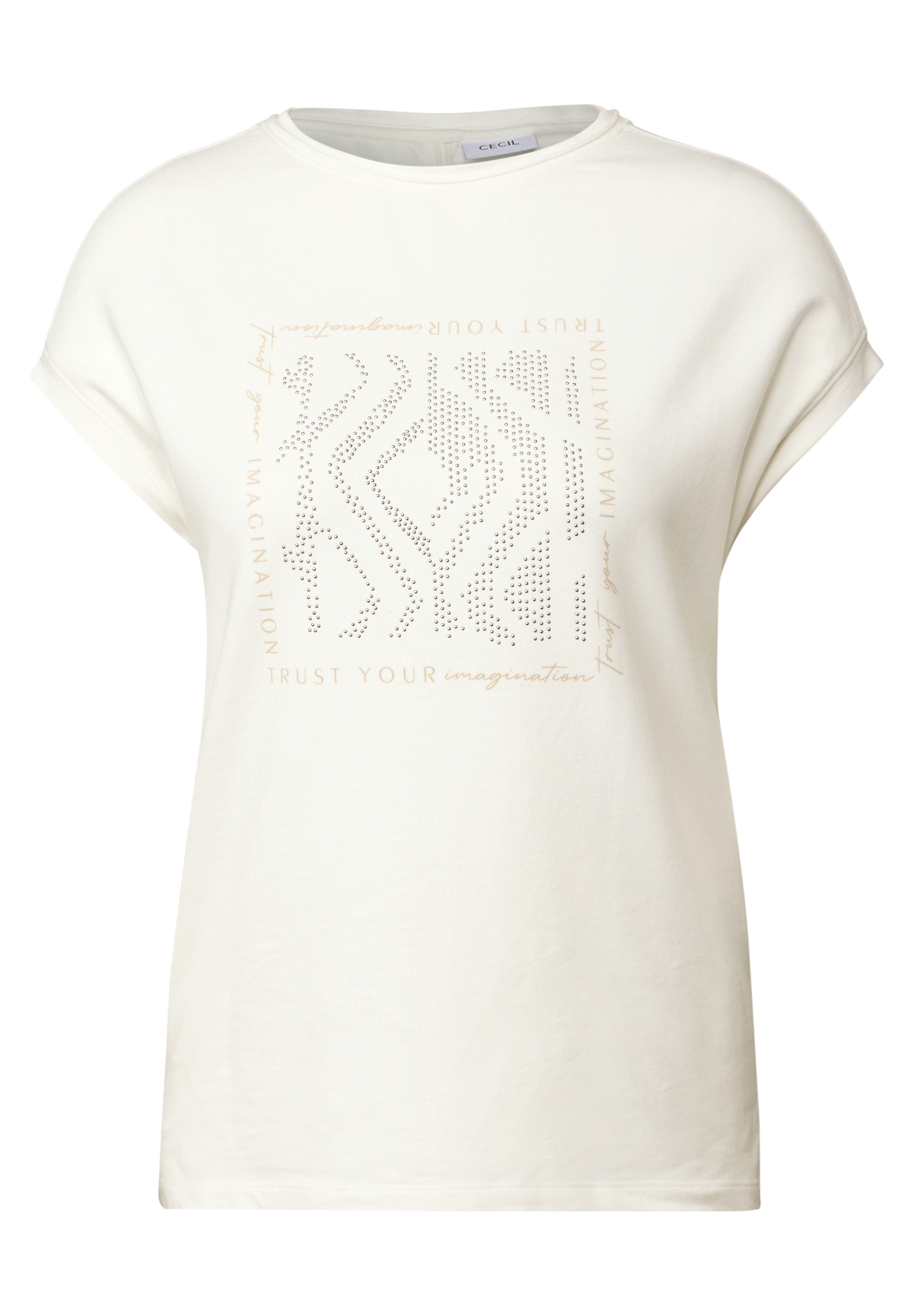 Cecil T-Shirt, mit Glitzer Print