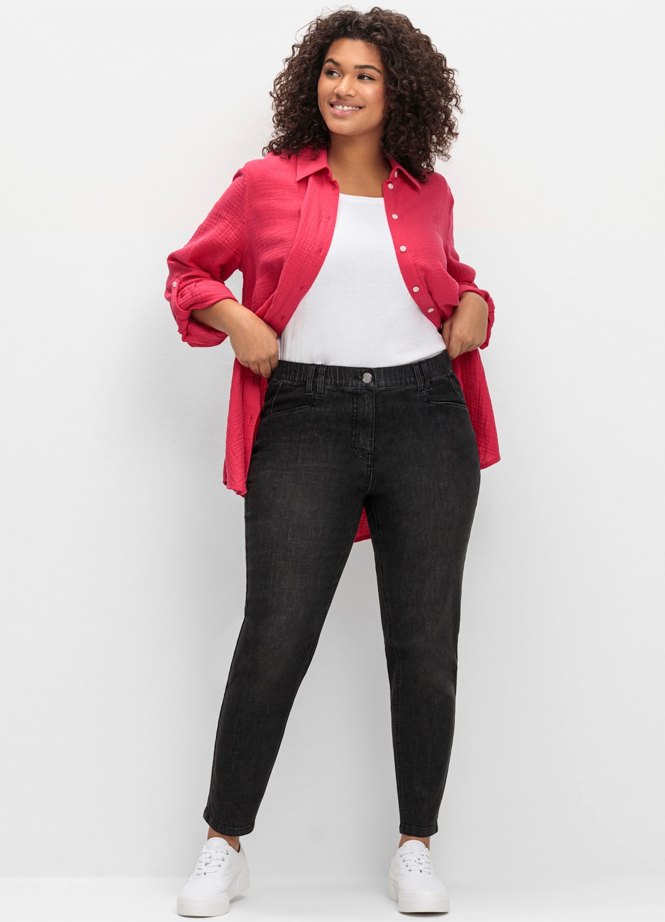 Sheego Stretch-Jeans, (1 tlg.)