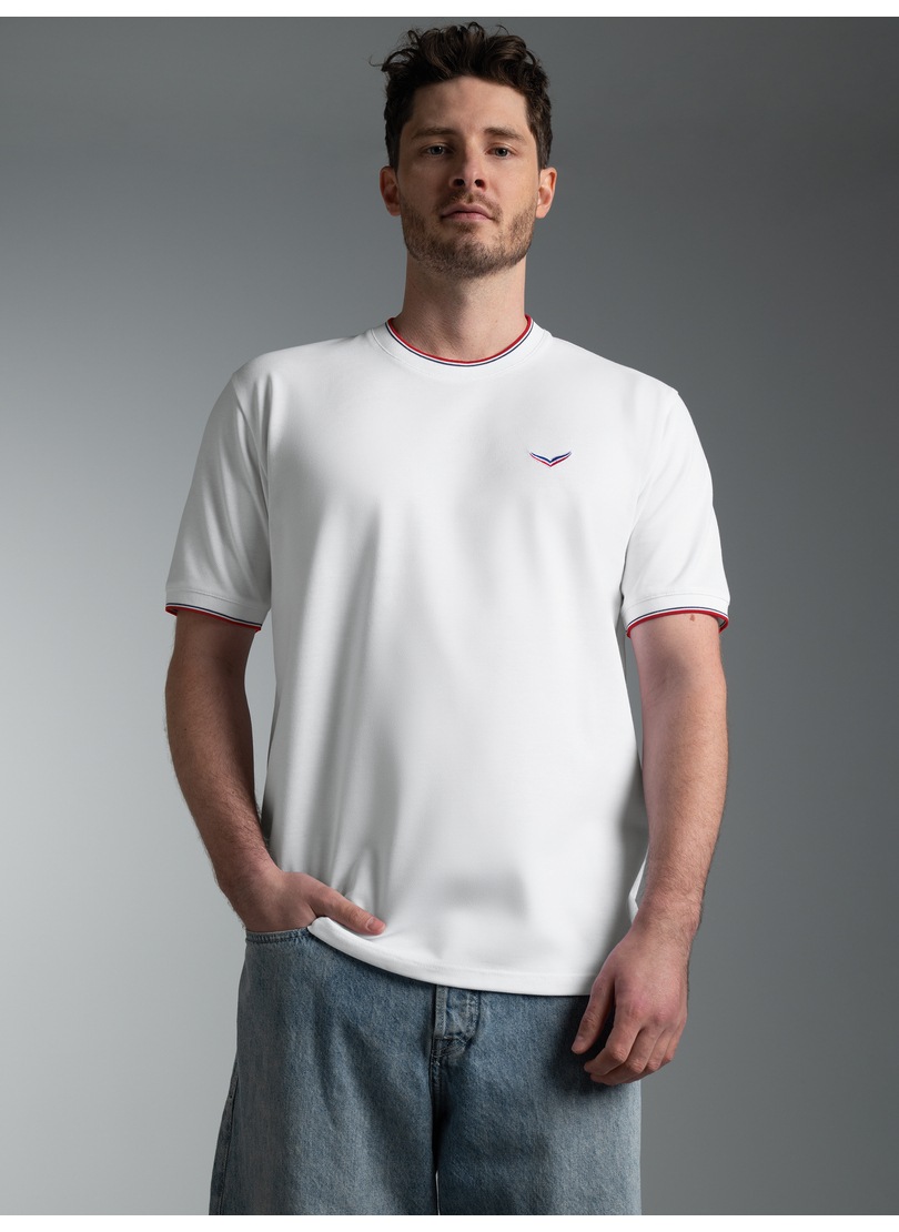 Trigema T-Shirt "TRIGEMA T-Shirt in Piqué-Qualität" 1