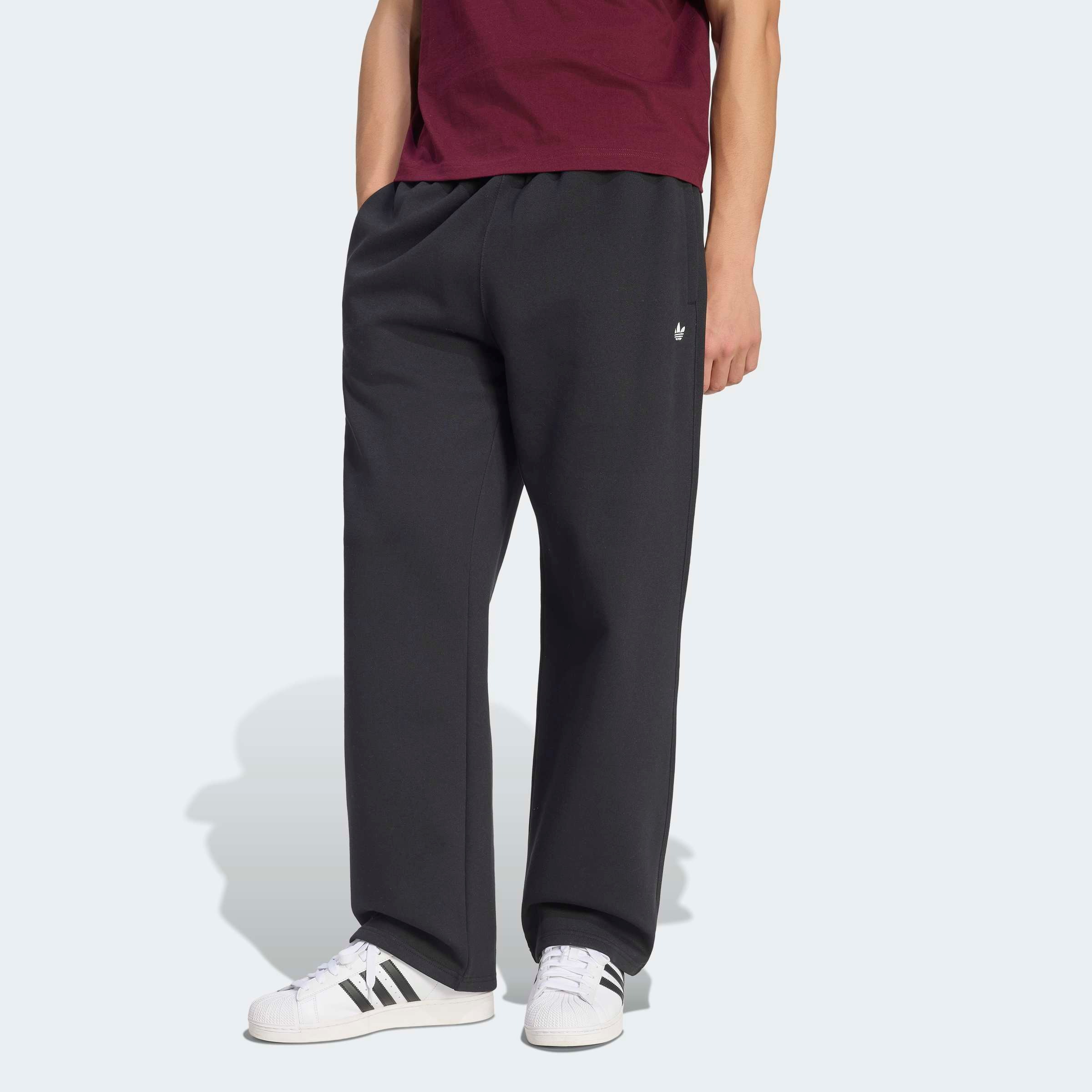adidas Originals Sporthose "ESS OPEN PT" für Erwachsene, ohne Verschluss, aus Baumwolle, normal-weite Passform