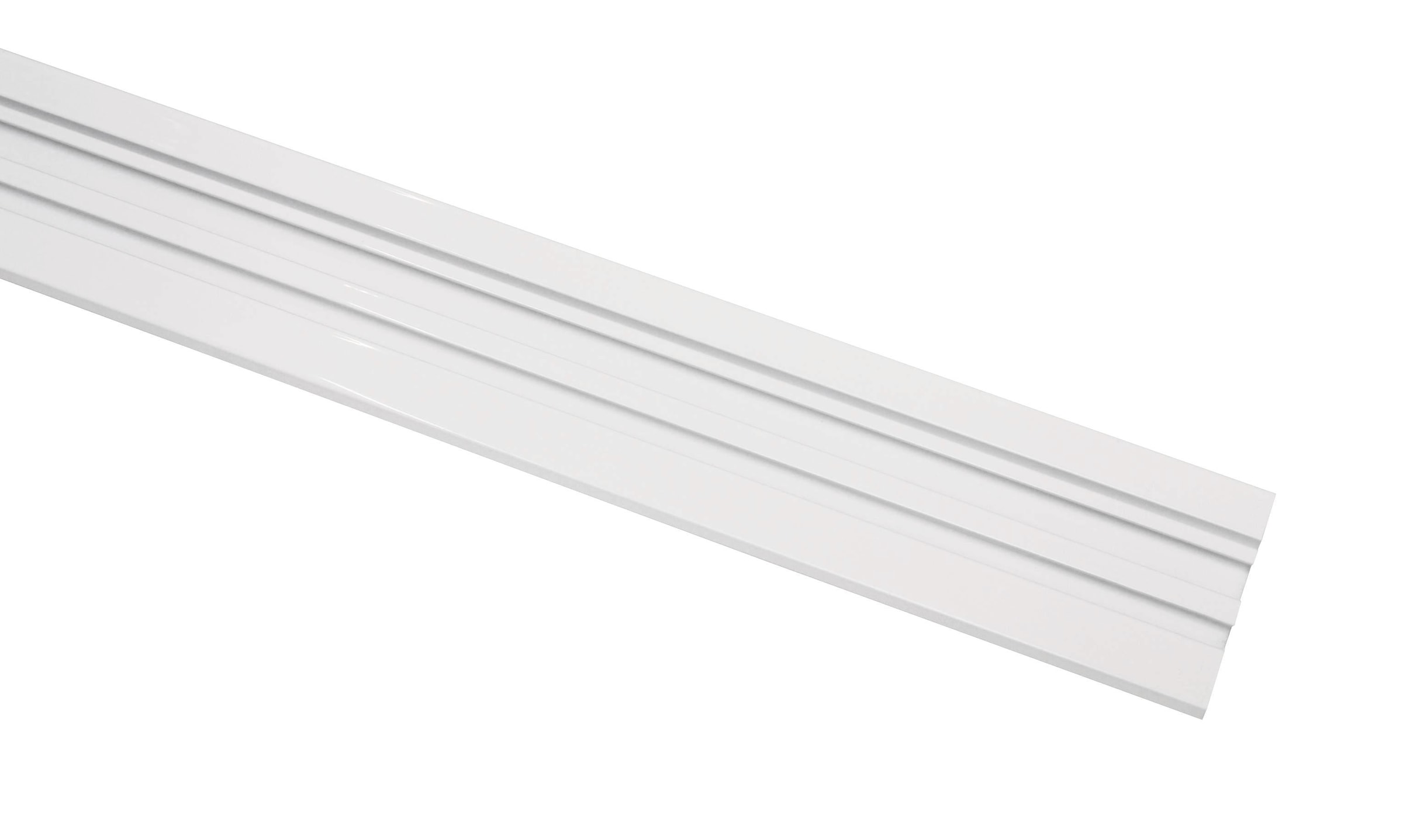 GARDINIA Vorhangschiene, 2 läufig-läufig, Fixmass, Serie Aluminim-Vorhangschiene