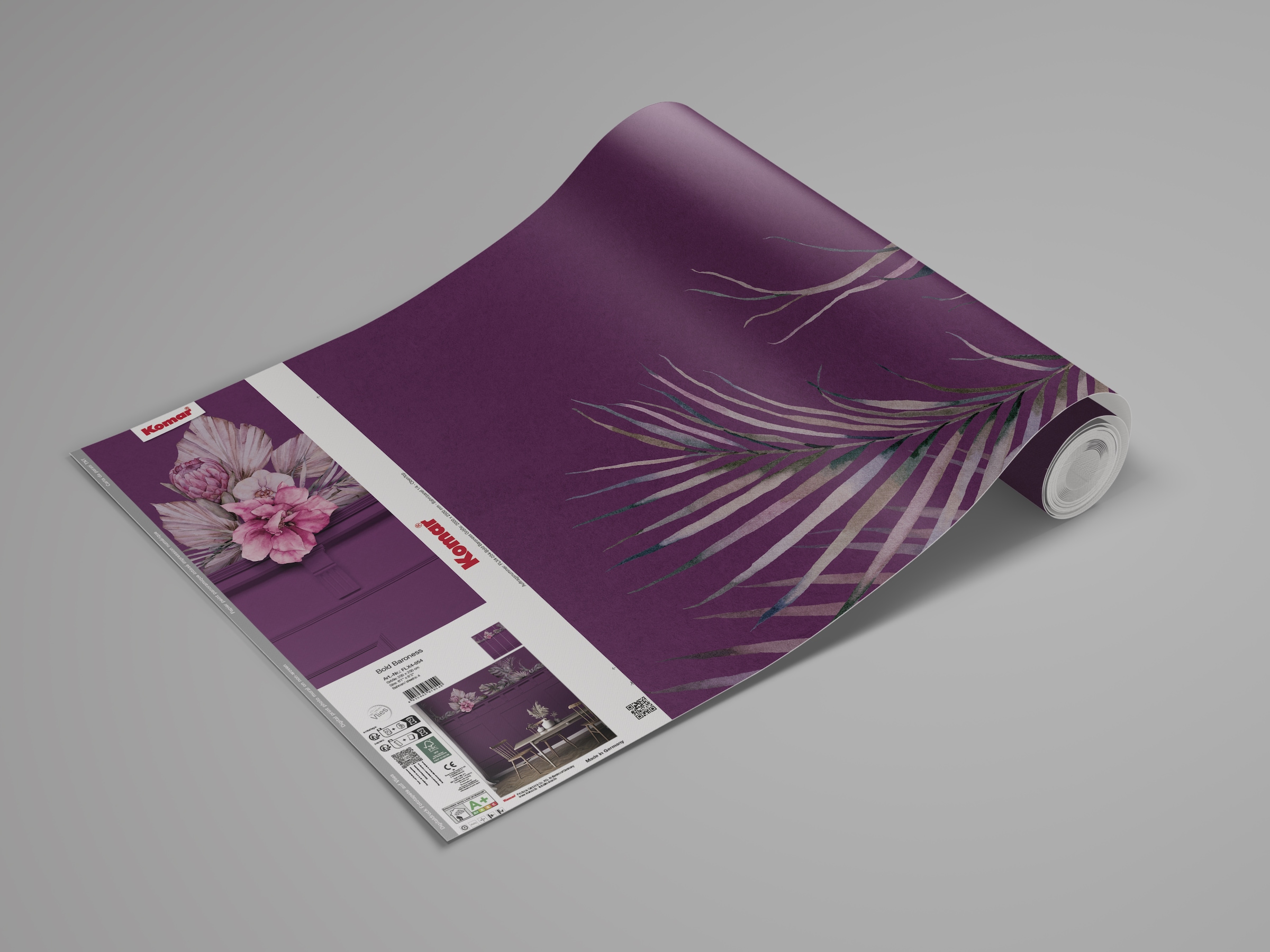 Komar Fototapete »Komar Vlies Fototapete - Bold Baroness - Grösse 200 x 250 cm«, bedruckt