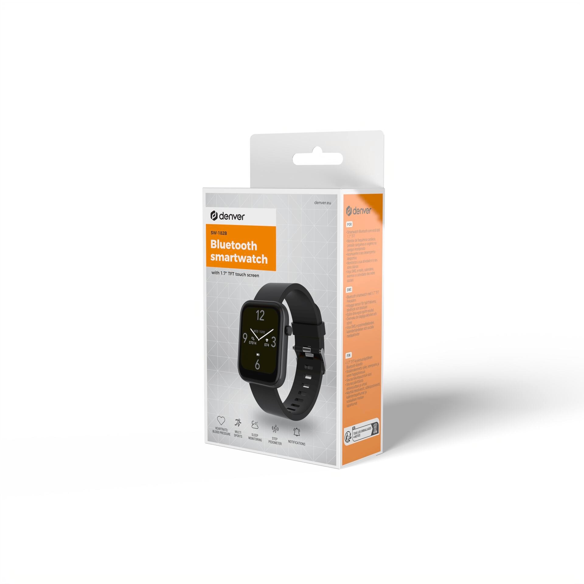Denver Smartwatch »Smartwatch SW-182«, (4,32 cm / 1,7 Zoll), 0,000192 GB