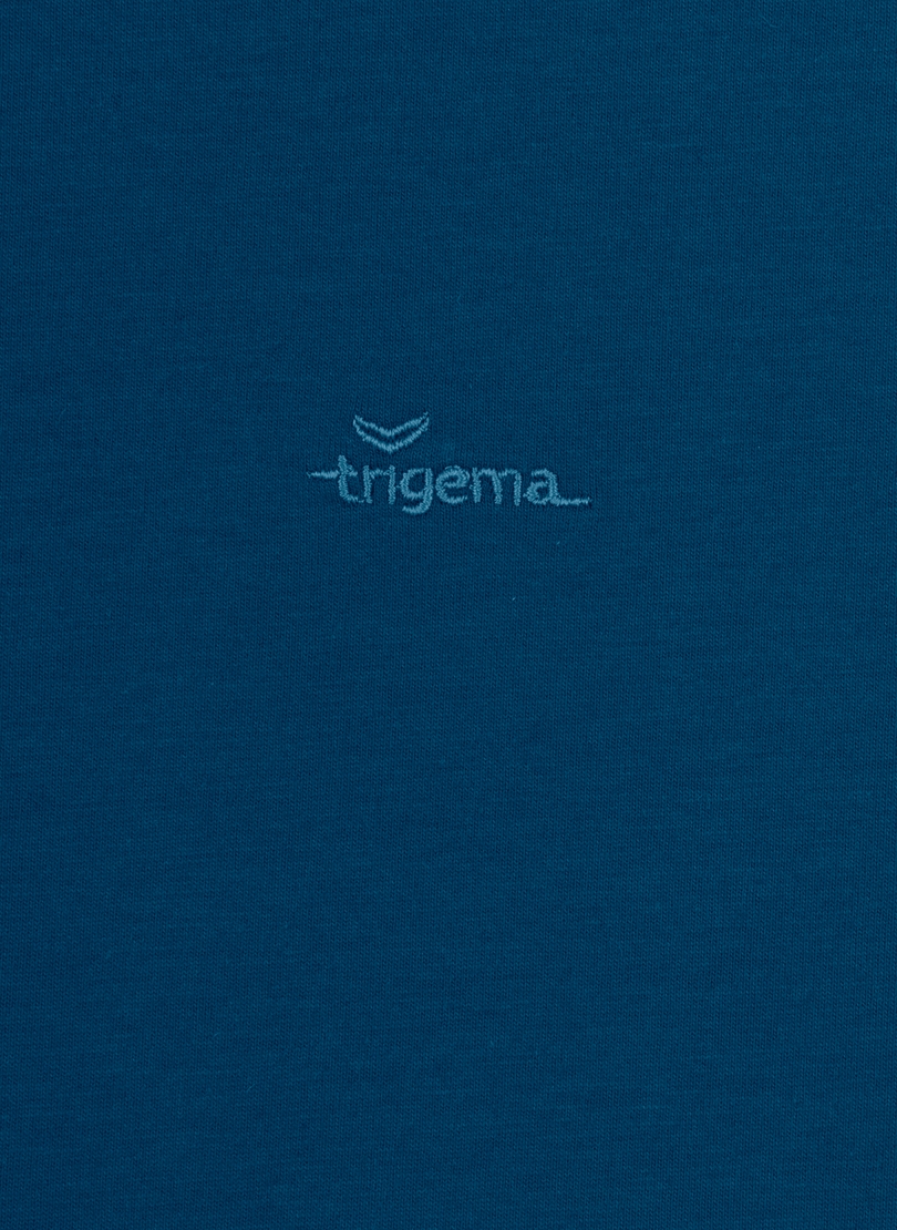 Trigema T-Shirt »TRIGEMA T-Shirt aus Biobaumwolle mit Brusttasche«, (1 tlg.)