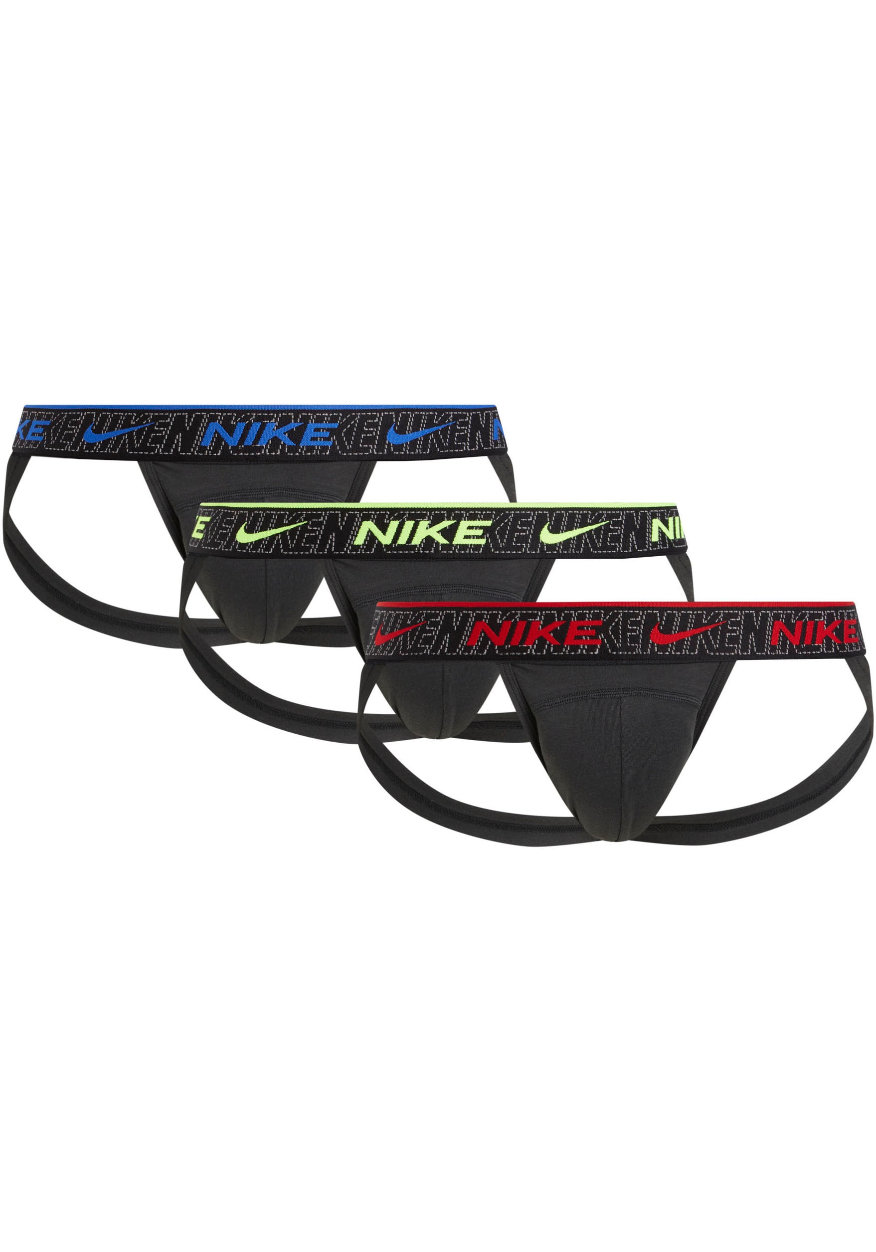 String »JOCK STRAP 3PK«, (Packung, 3 St., 3er), mit NIKE Logo-Elastikbund