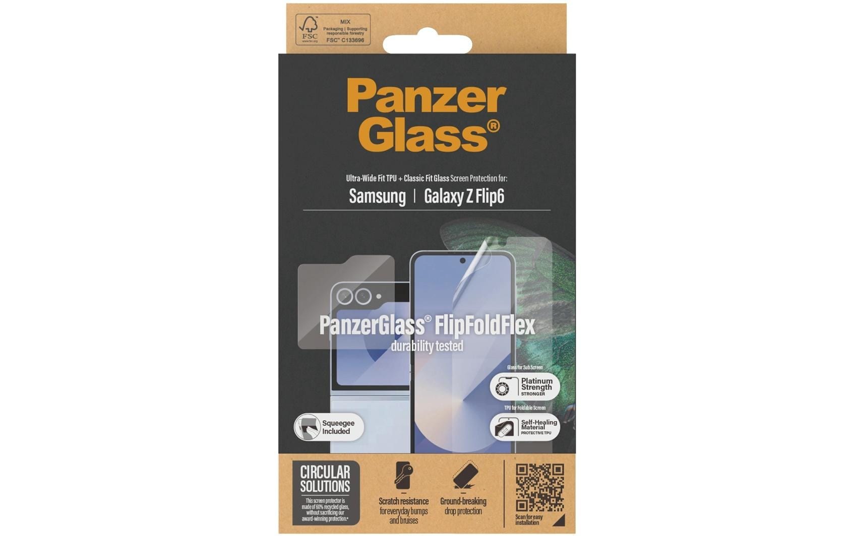 PanzerGlass Displayschutzglas »Duo-Pack Galaxy Z Flip6«, für Galaxy Z Flip6, (2 St.)