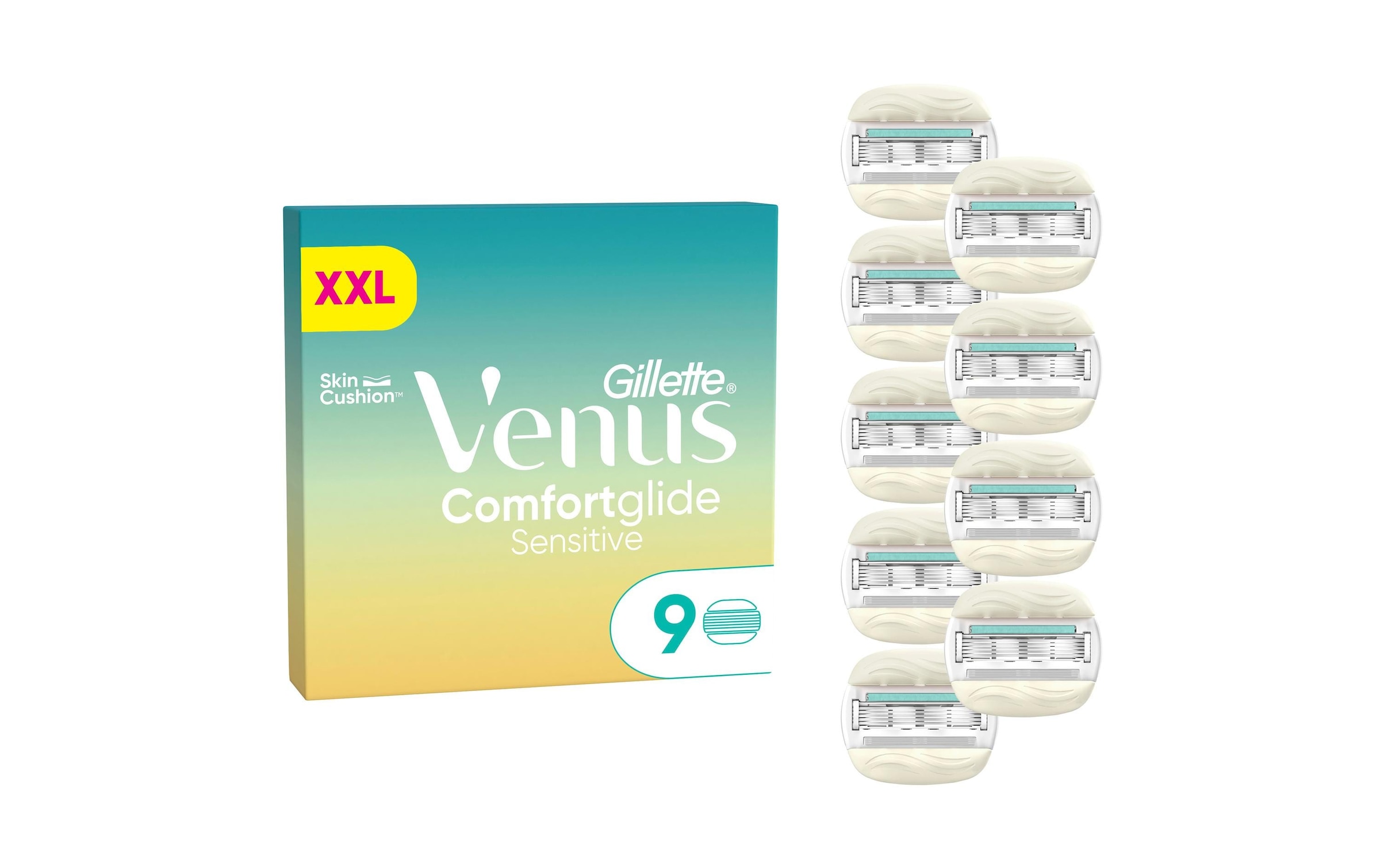 Gillette Venus Rasierklingen »Comfortglide Sensitive Systemklingen 9 Stück«