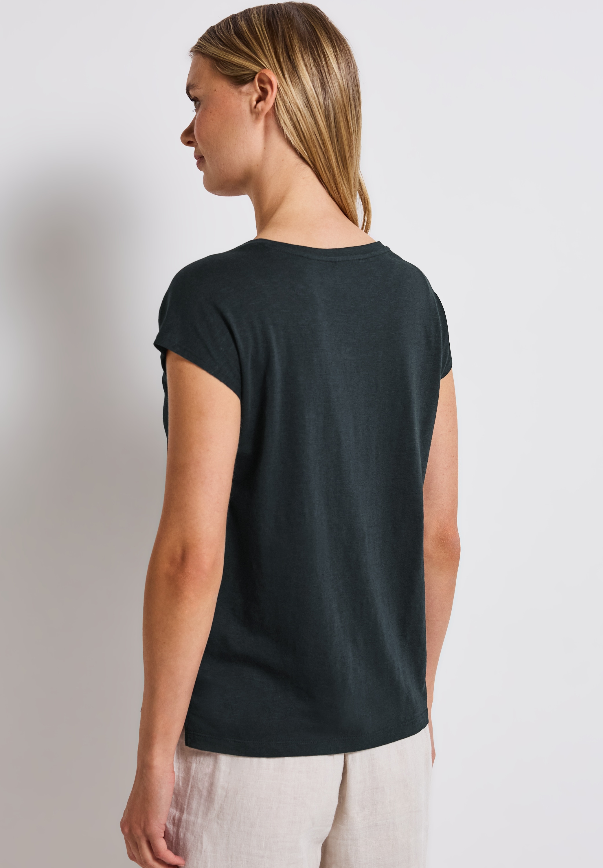 STREET ONE Shirttop, mit Deko-Tape