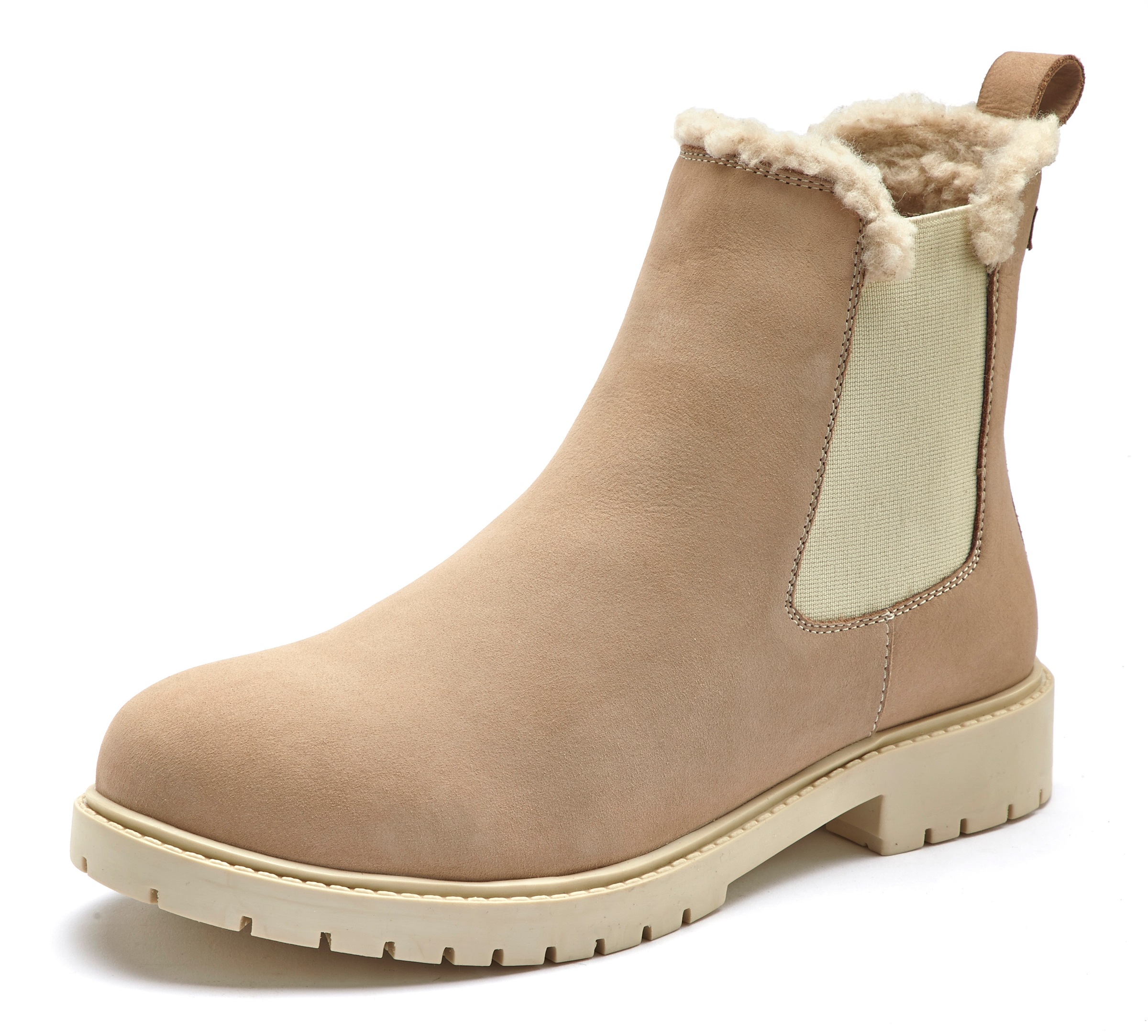 Elbsand Stiefelette, Boots aus Leder mit Profilsohle und Warmfutter kaufen