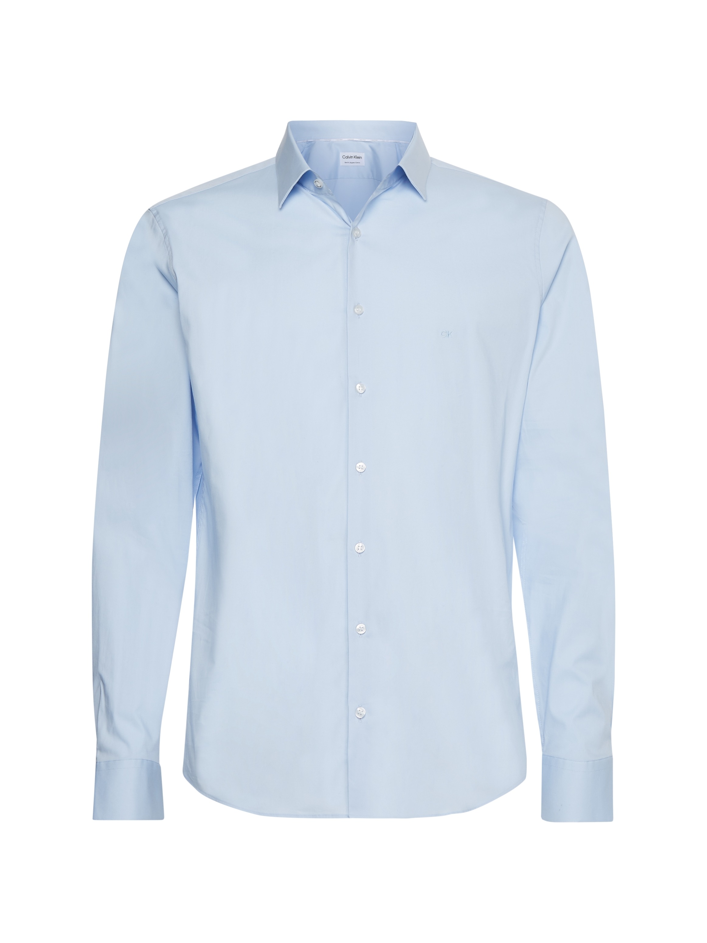 Calvin Klein Businesshemd »POPLIN STRETCH SLIM SHIRT«, mit Kentkragen