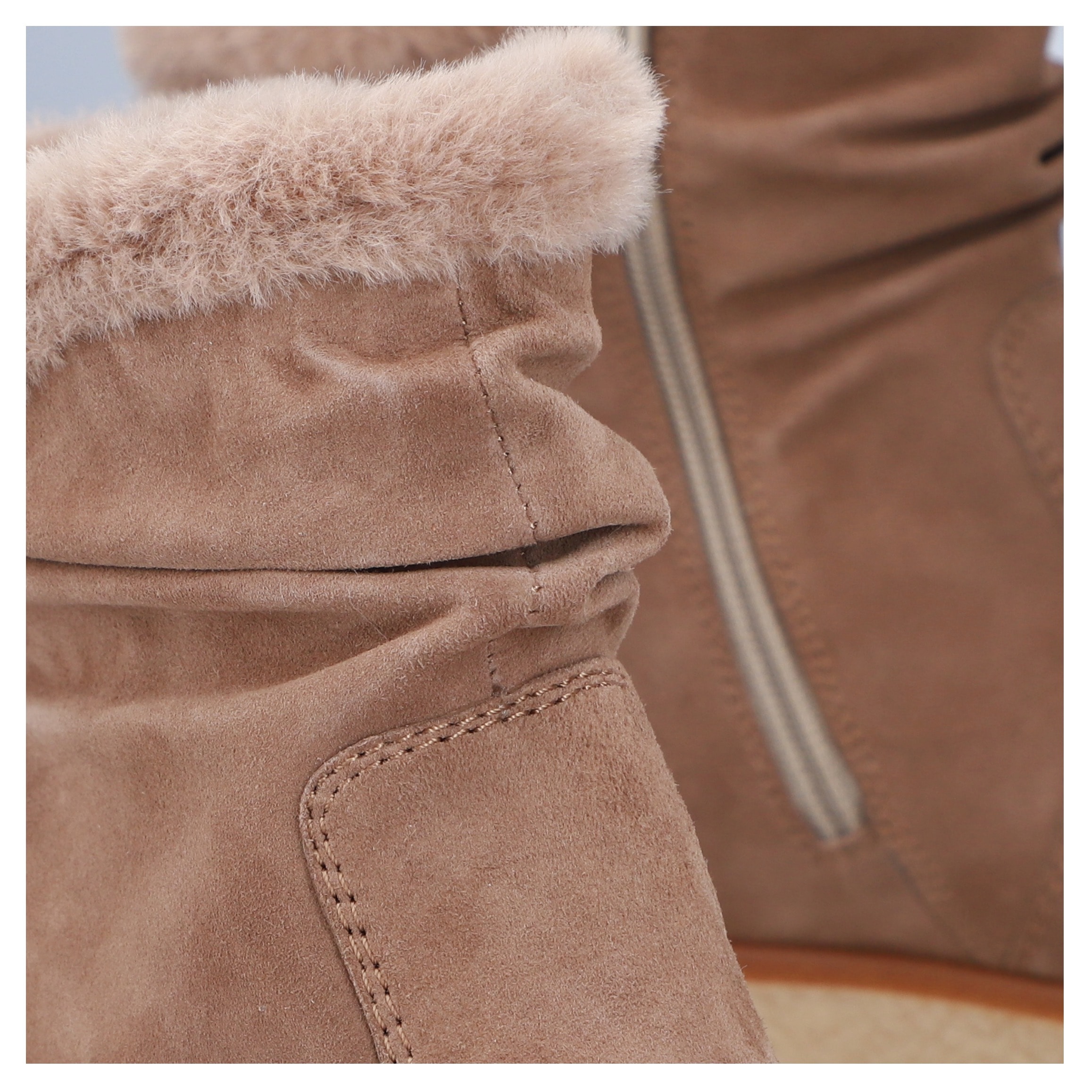 Rieker Winterboots, Stiefelette, slouchy Schaft, mit Innenreissverschluss