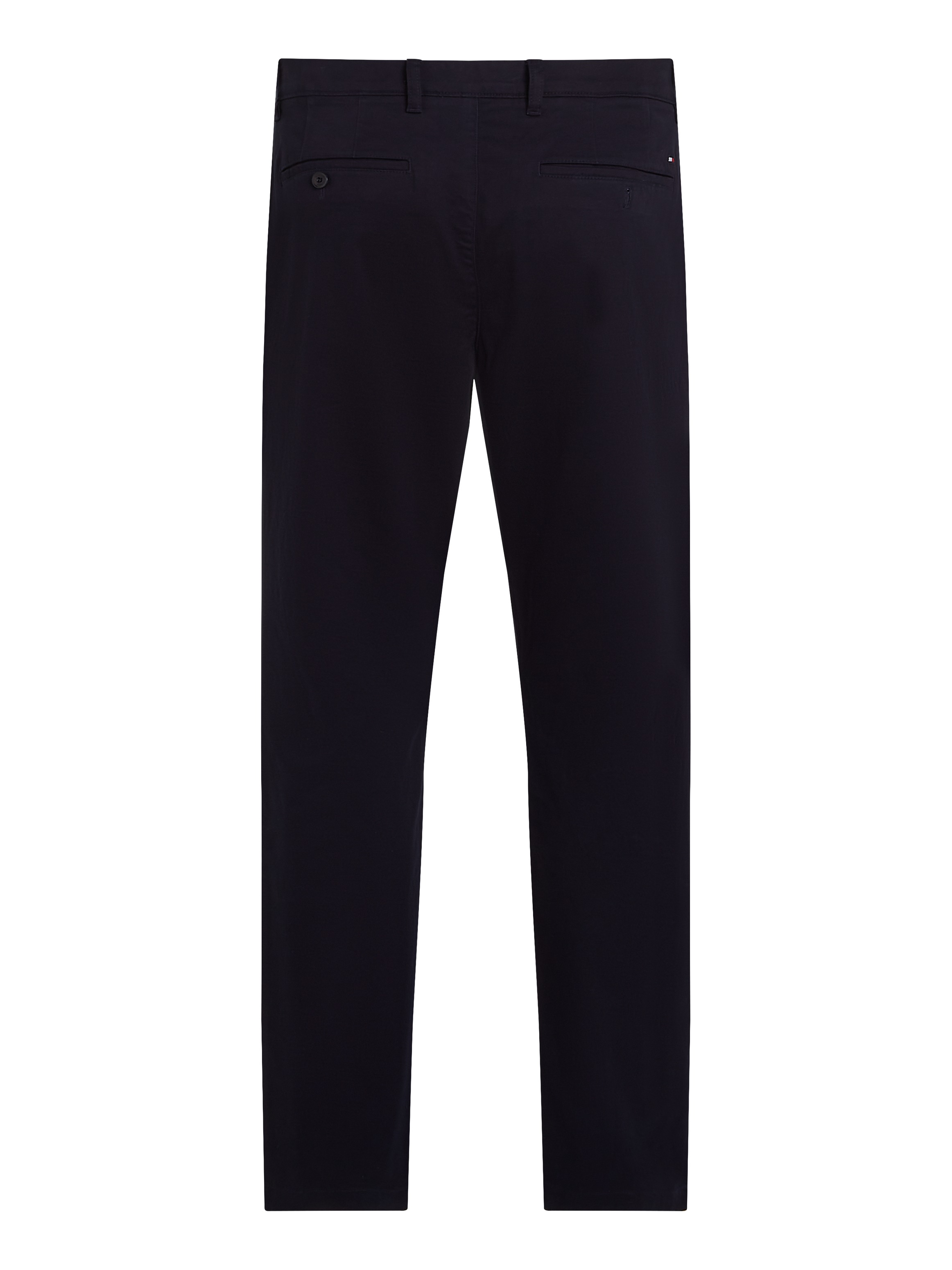 Tommy Hilfiger Chinohose »DENTON CHINO SATIN«, mit Gesässtaschen mit Knopf, Logostickerei