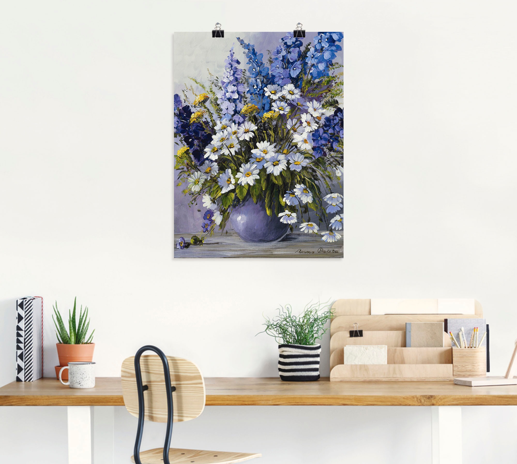 Artland Wandbild "Rittersporn" Blumen 1 Stk. tlg. als Leinwandbild, Poster in verschied. Größen
