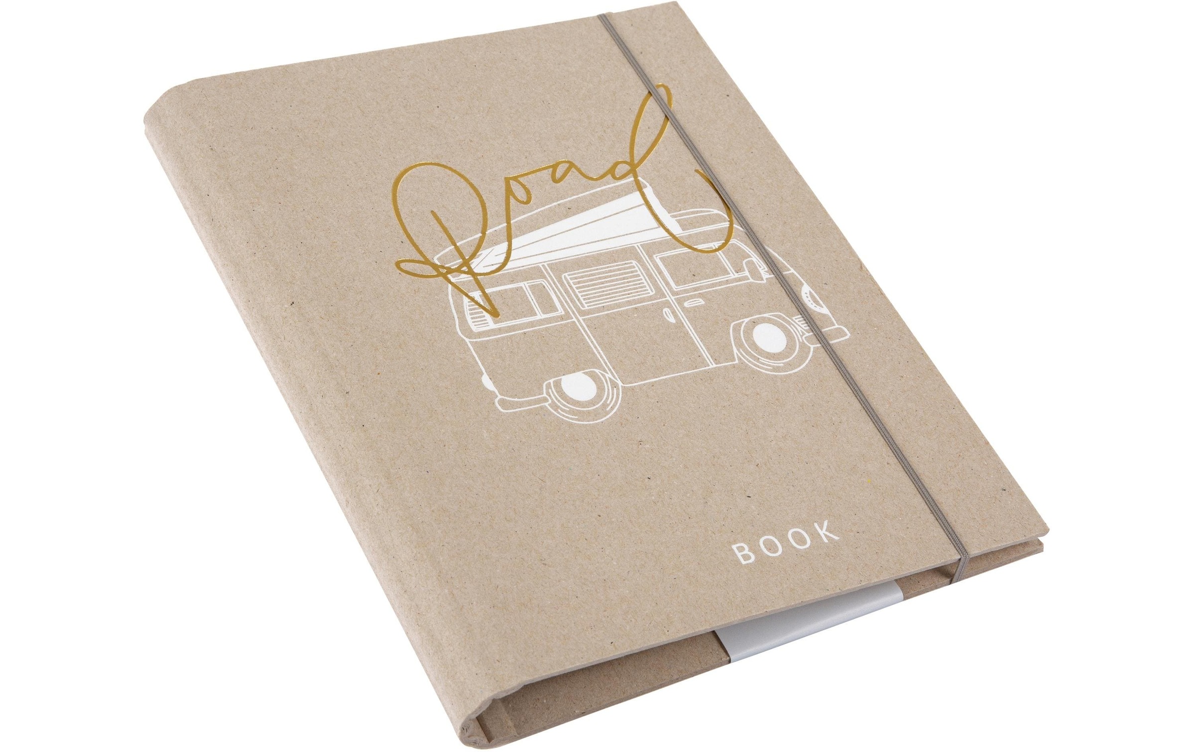Goldfarbenbuch Notizbuch »Ringbuch Road Trip Braun«