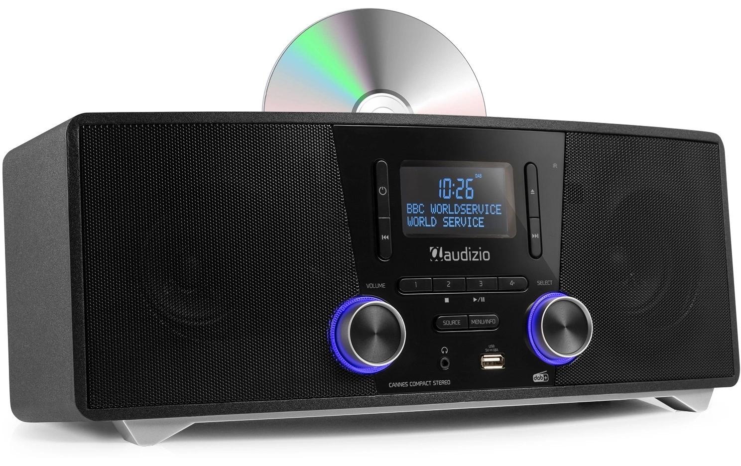 Microanlage »Audizio Cannes«, (Digitalradio (DAB+)-FM-Tuner)