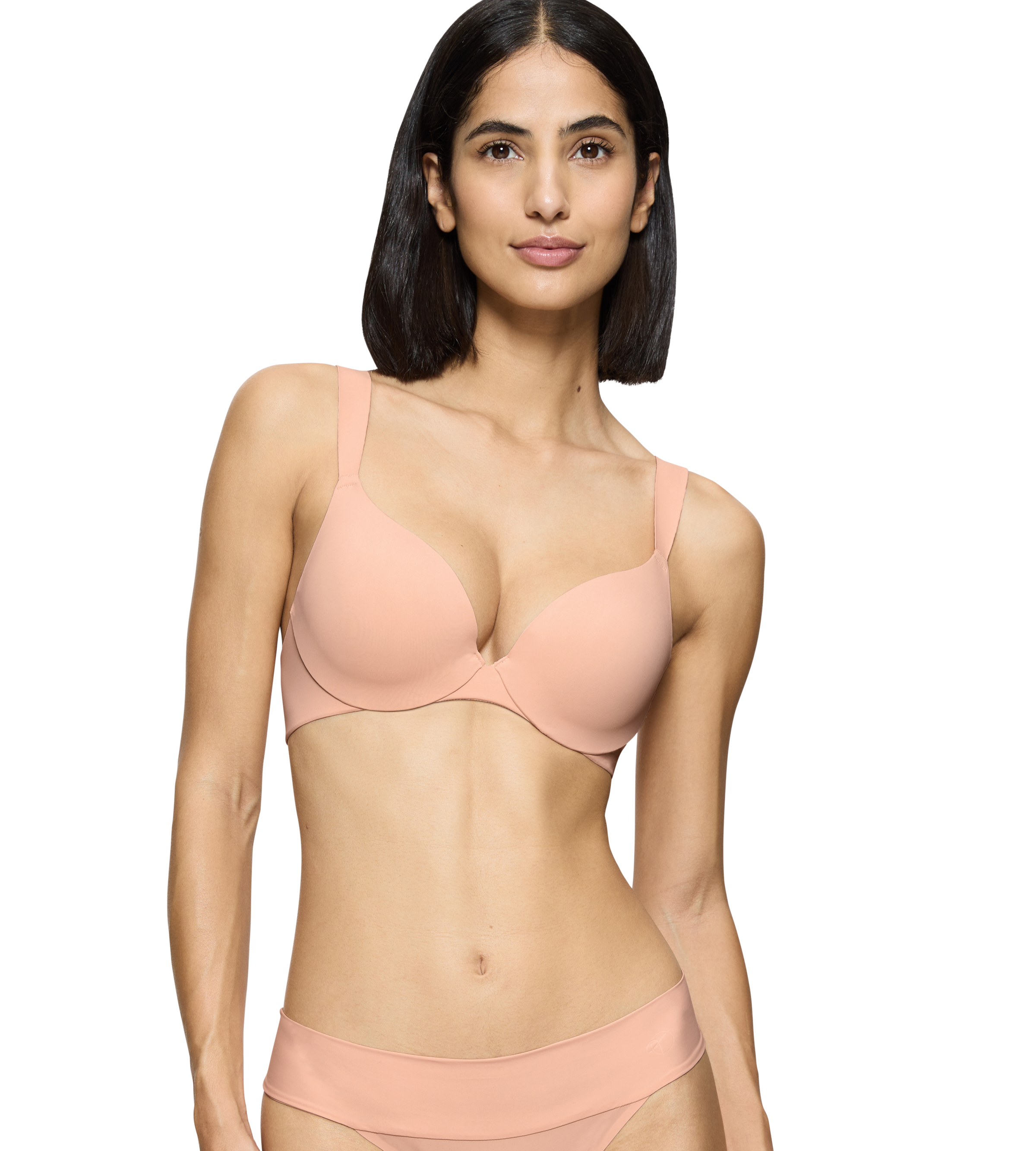Triumph Bügel-BH "Body Make-Up Illusion" mit tiefem Dekolleté, gepolsterte Cups, Komfort-Bügel, Microfaser
