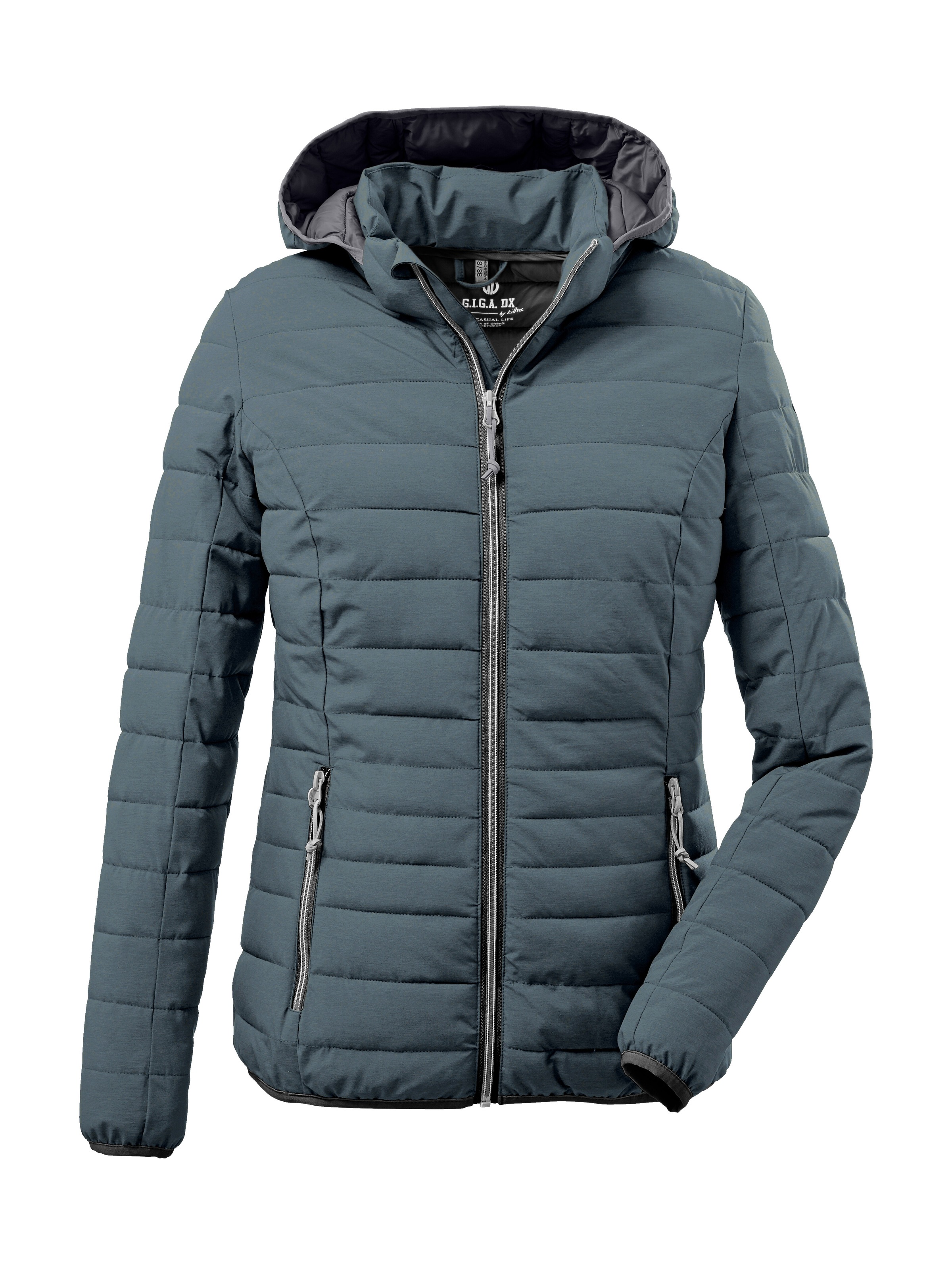 G.I.G.A. DX by killtec Steppjacke »Uyaka« Leichte, wasserabweisende Damenjacke mit abzippbarer Kapuze