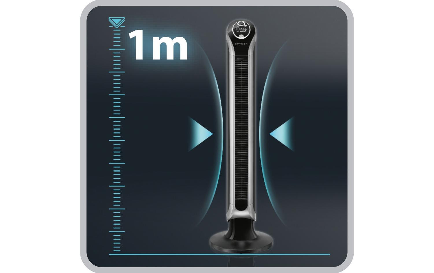 Rowenta Turmventilator »Eole Infinite VU6670 Schwarz«