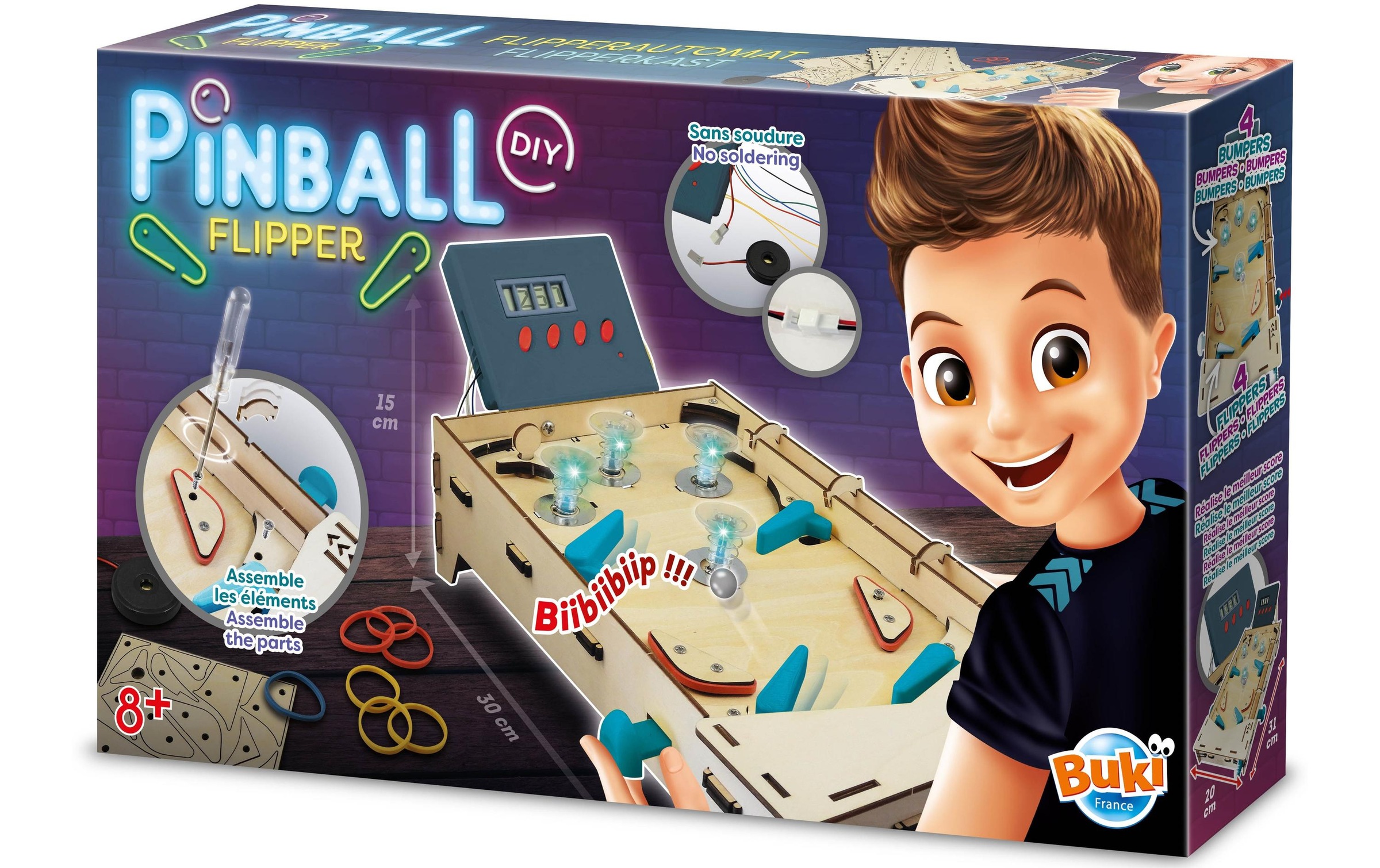 Buki Experimentierkasten »DIY Pinball: Flipper«