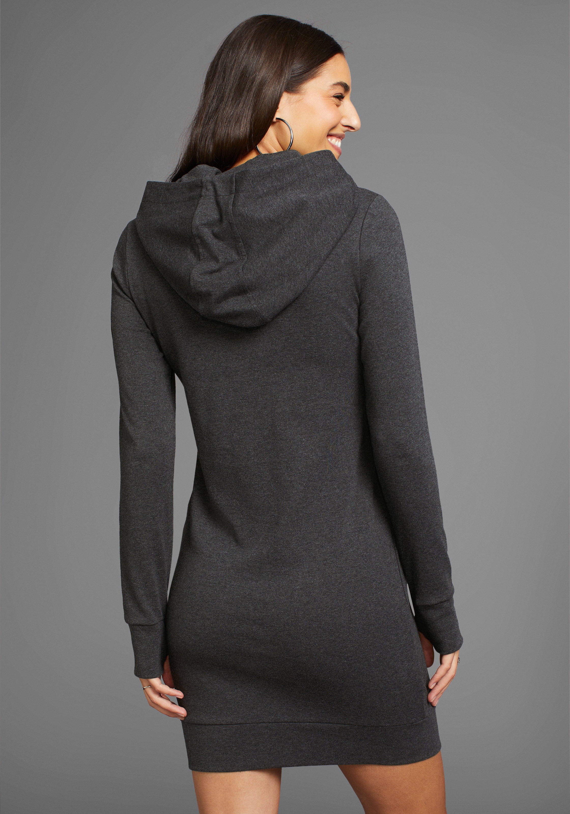 KangaROOS Sweatkleid, mit Brustprint