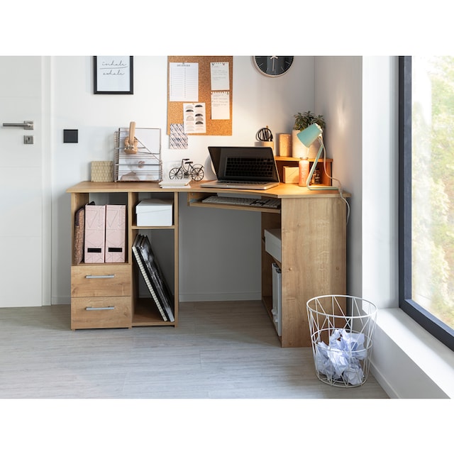 VOGL Möbelfabrik Schreibtisch »Sam«, Breite 137 cm, mit Tastaturauszug und  Towerfach online shoppen | Jelmoli-Versand