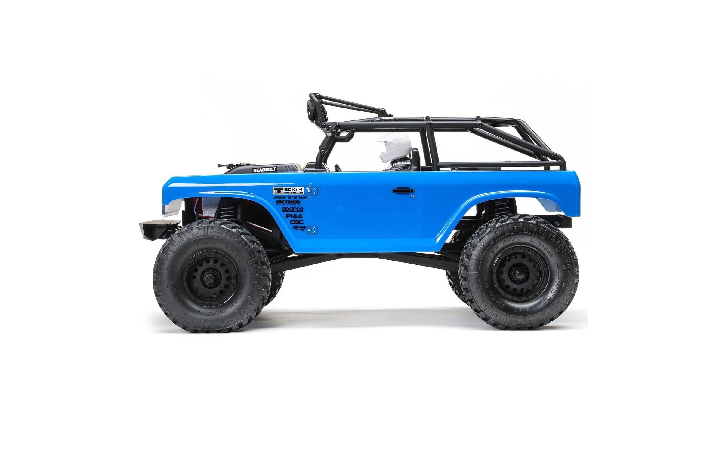 RC-Buggy »Axial SCX10 II Deadbolt, Blau ARTR,«, Lackiert