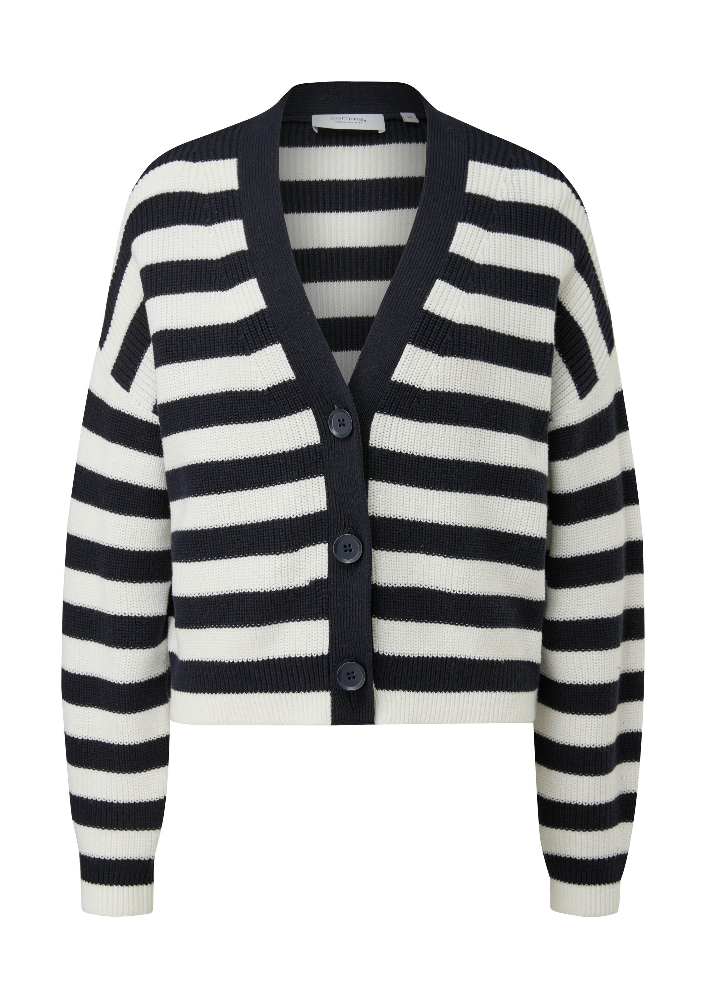 Comma Strickjacke, mit Drop-Shoulder-Design