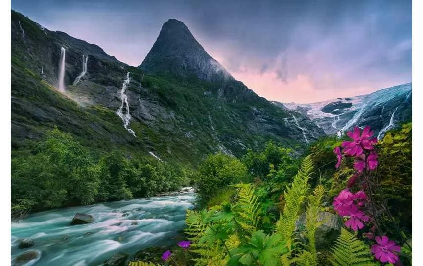 Ravensburger Puzzle »Atemberaubende Bergstimmung«