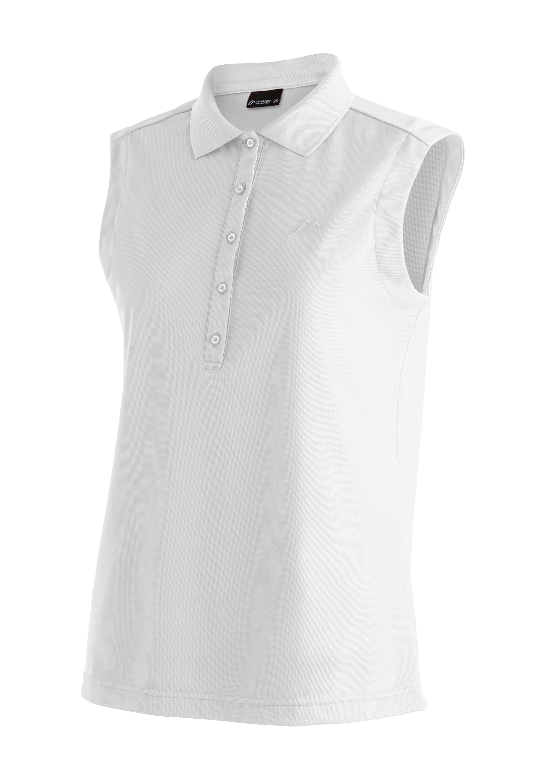 Maier Sports Poloshirt »Ulrike sleeveless«, Damen Funktionsshirt, ärmelloses Freizeitshirt, Regular Fit