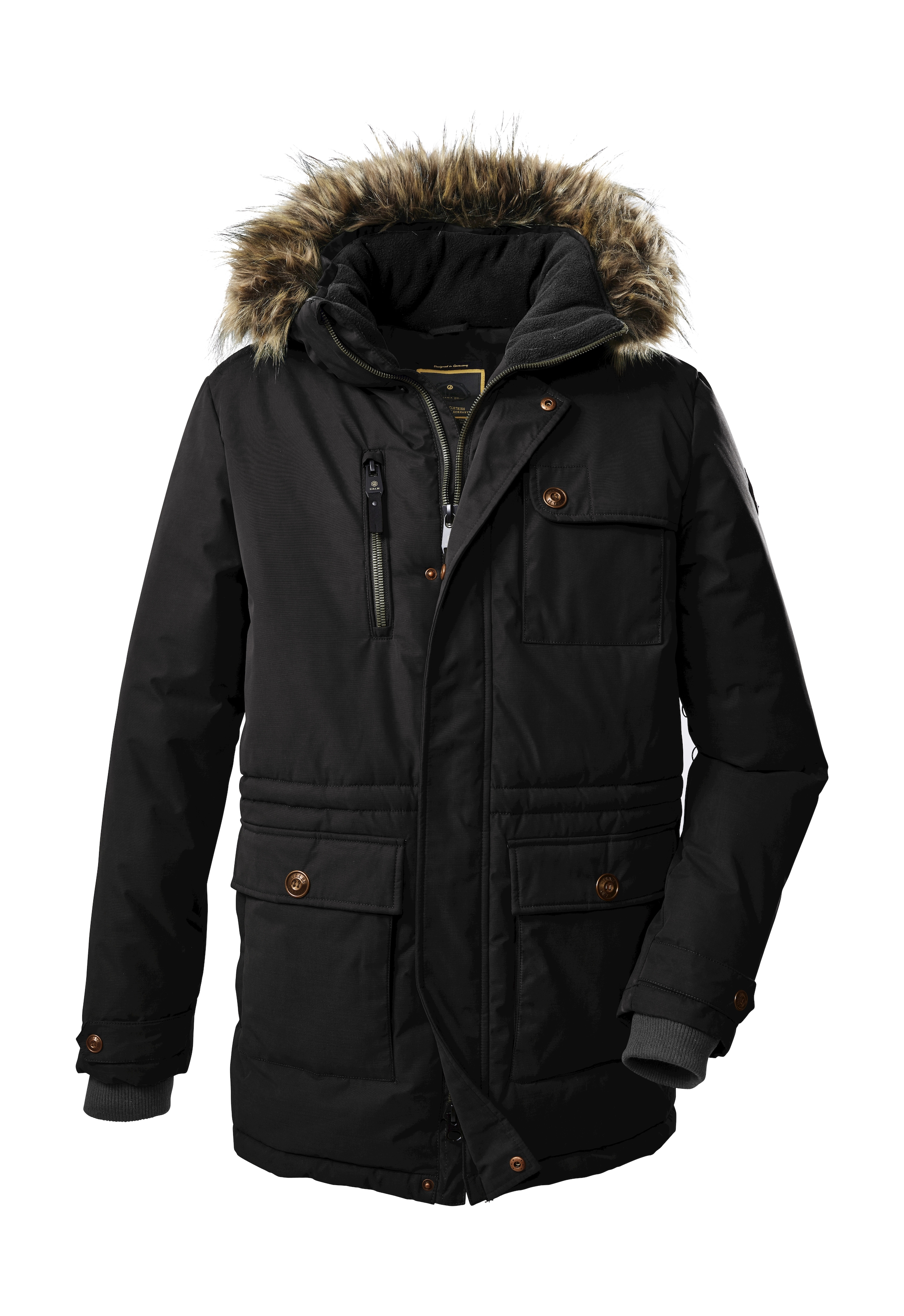 G.I.G.A. DX by killtec Parka »GW 35 MN PRK« Wasserabweisender, atmungsaktiver Parka mit abnehmbarer Kapuze