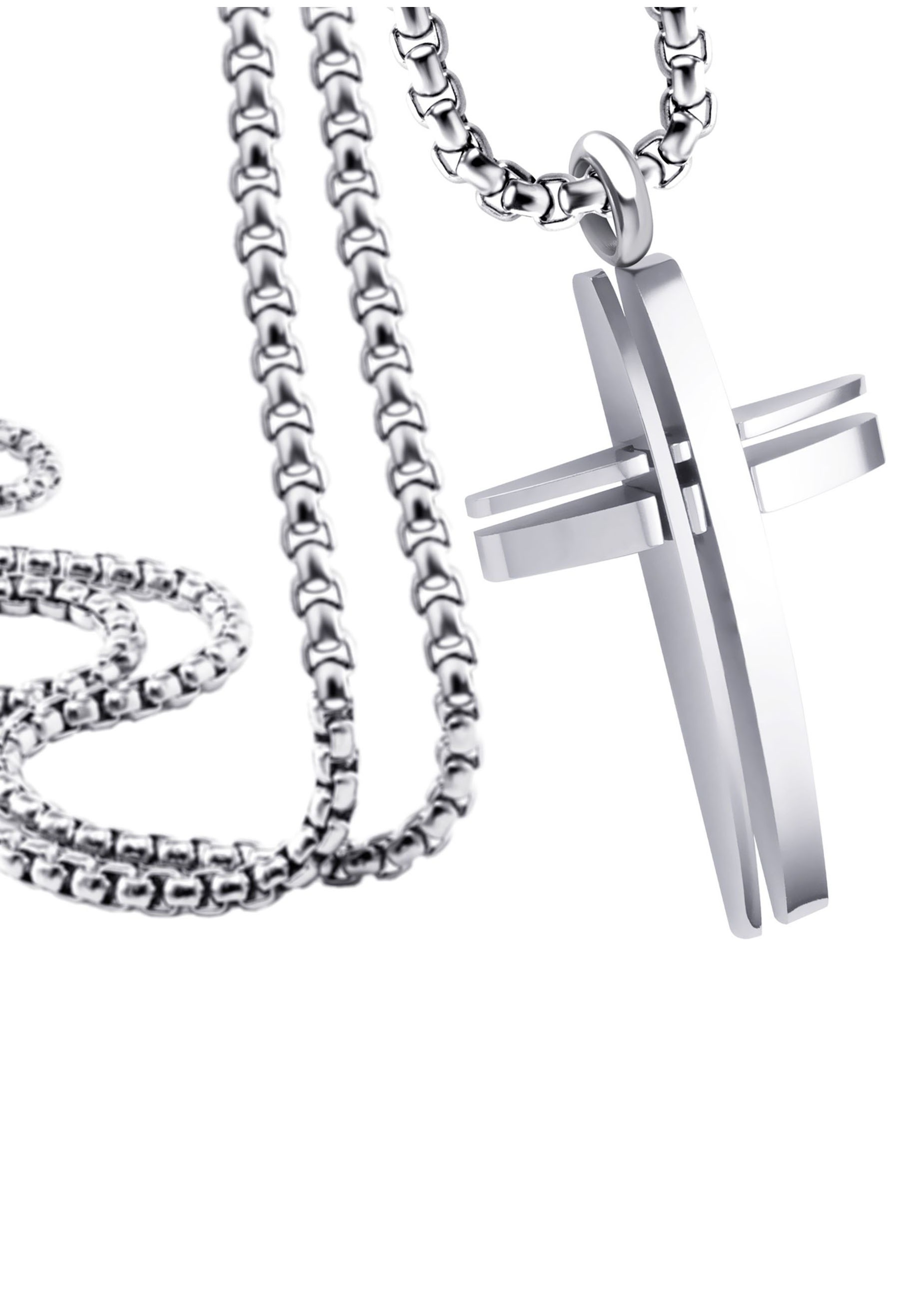 Firetti Kette mit Anhänger "Schmuck Geschenk Kreuz"