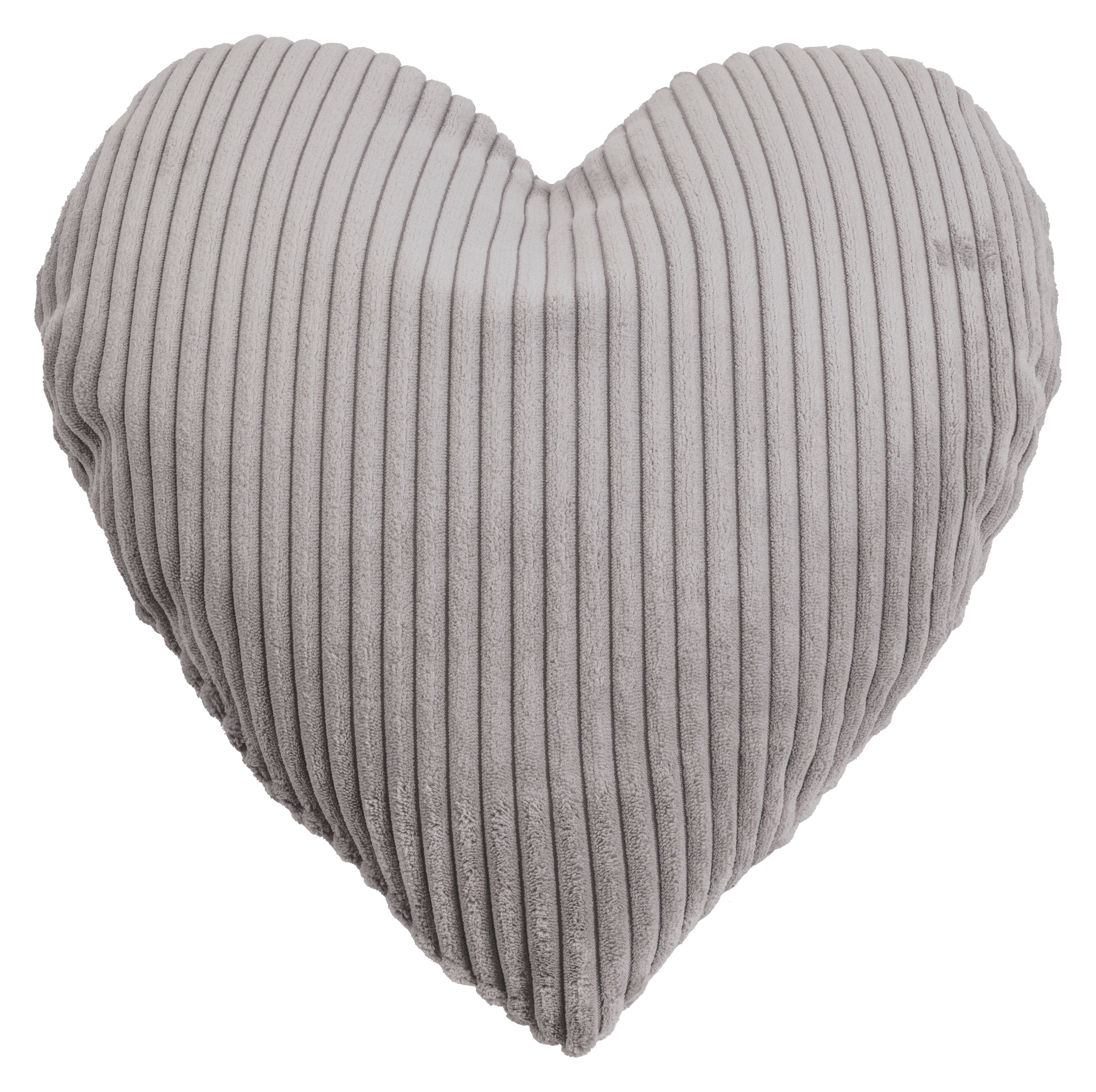 Magma Heimtex Dekokissen "SHARA Herzkissen" Kuscheliges Herzkissen mit Cord-Charme