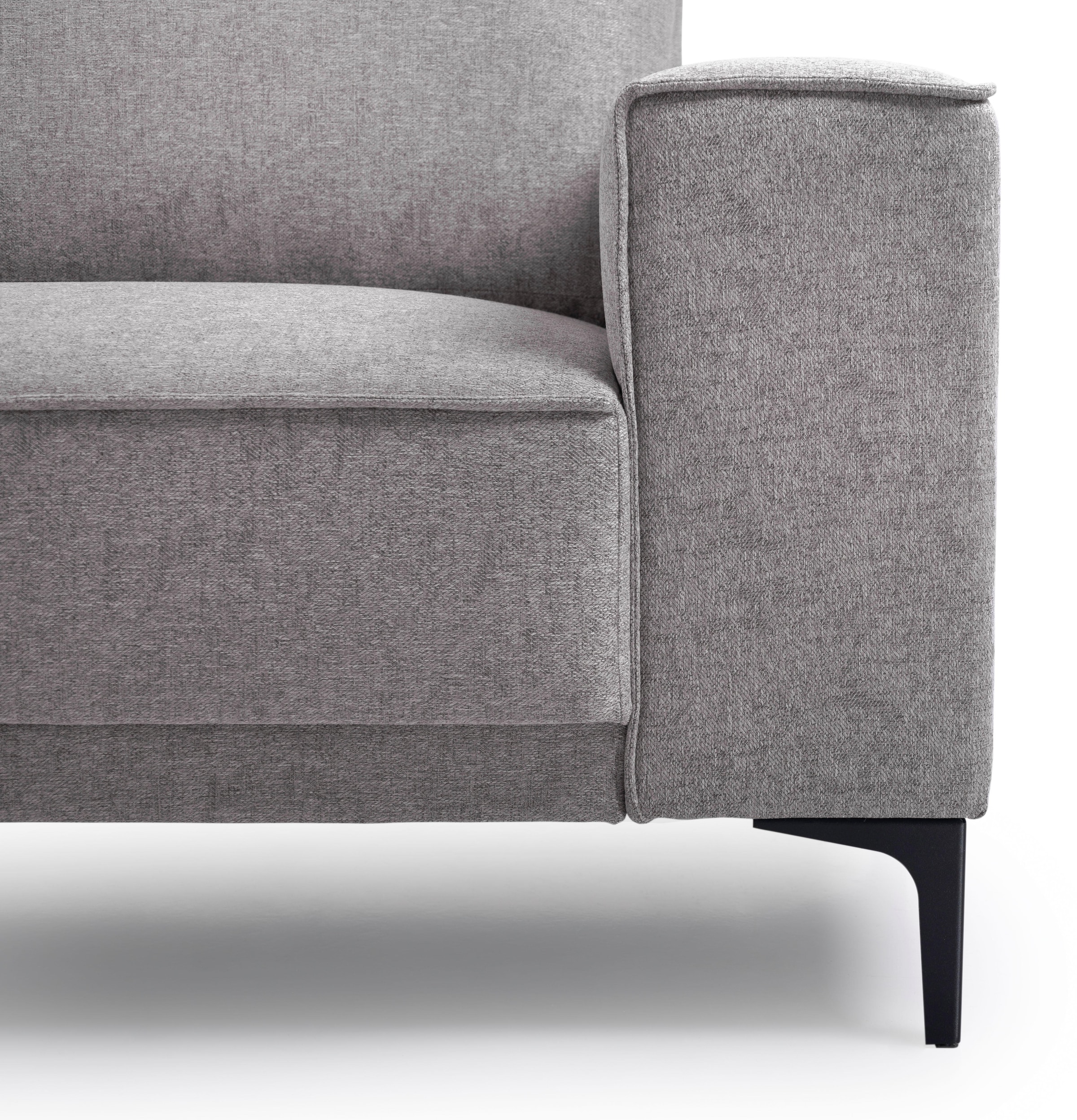 Places of Style Ecksofa Oland, L-Form, inkl. Rückenkissen, hochwertige Verarbeitung