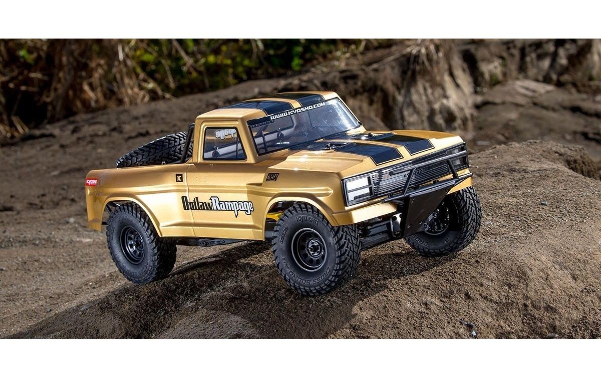 RC-Monstertruck »Kyosho Outlaw Rampage Pro Type 2 Gold, ARTR,«