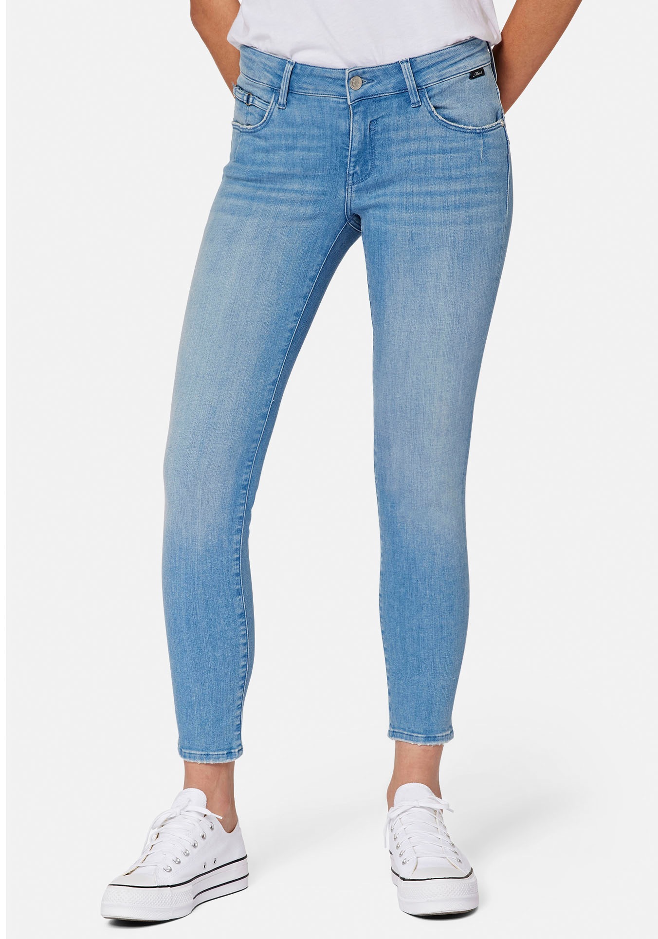 Mavi Skinny-fit-Jeans »LINDY«, perfekter Sitz durch Elasthan