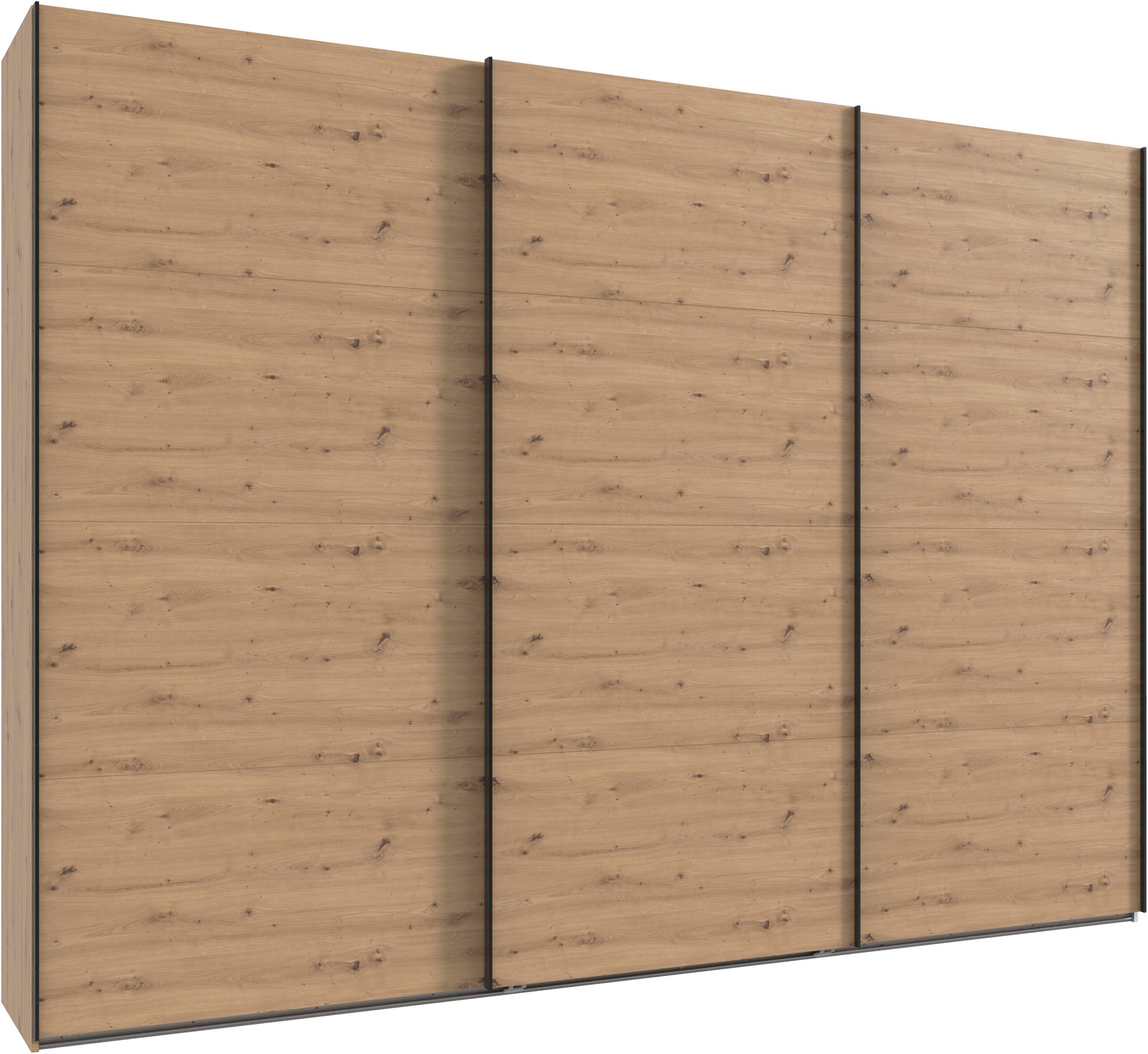 Wimex Kleiderschrank »Mugano, Made in Germany, Lieferung bis in Deine Etage und Stellort« wähle Deine Ausstattung: Basic oder Premium!, 3 Schwebetüren, grosse Grössen, mit oder ohne Spiegel, Metallgriffe