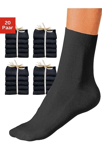Go in Socken, (20 Paar), in der Grosspackung kaufen