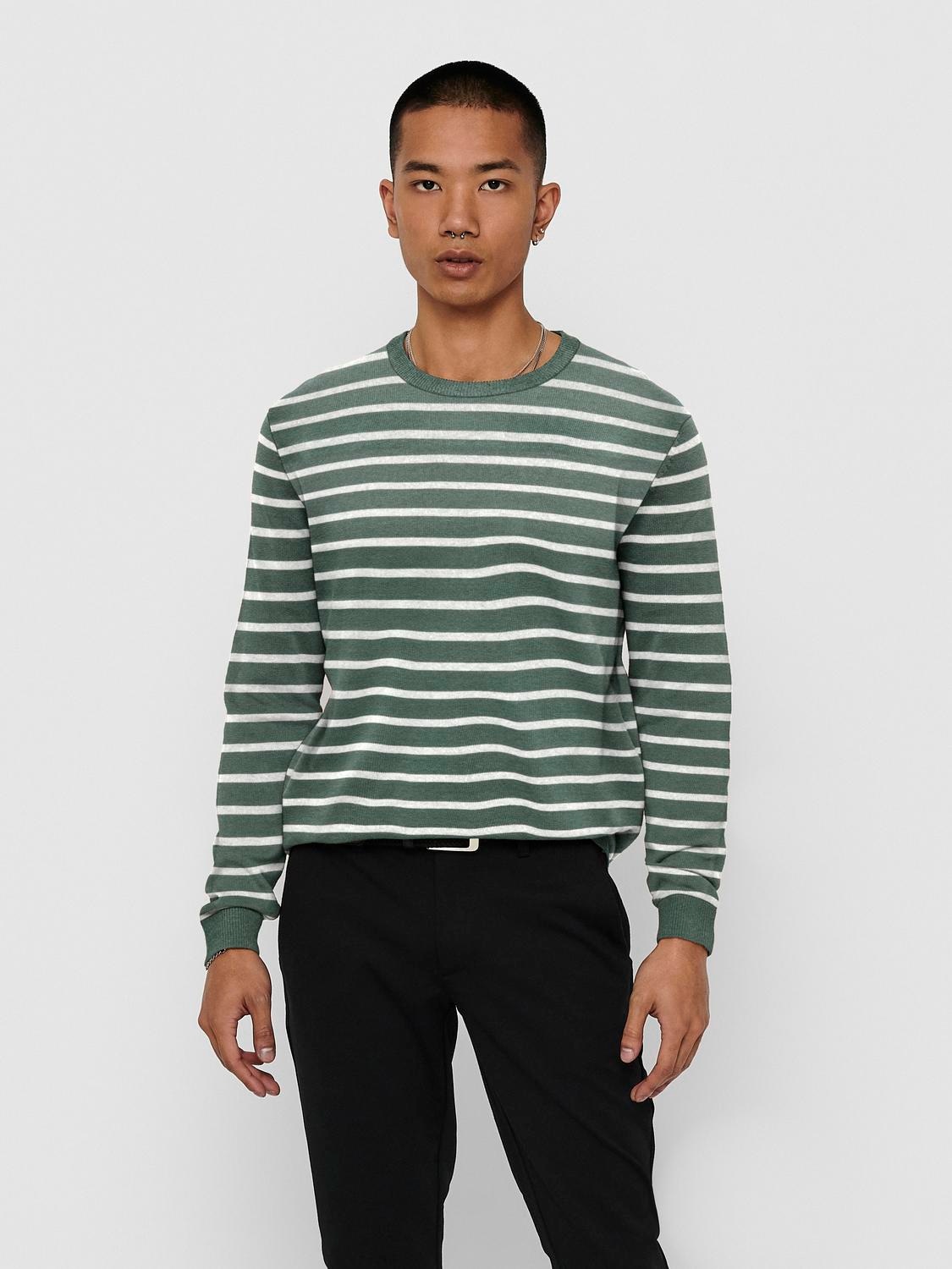 ONLY & SONS Rundhalspullover »ONSALEX 12 SOLID CREW NECK KNIT«