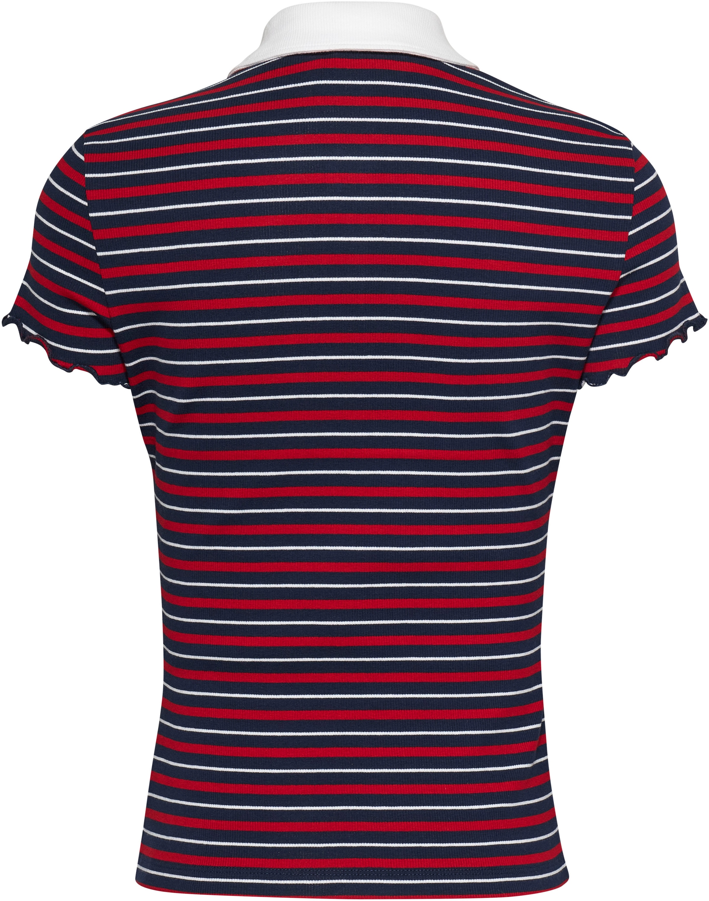 Tommy Jeans Poloshirt, mit Ärmelabschluss Rüschen Schweiz online bei am kaufen Jelmoli-Versand