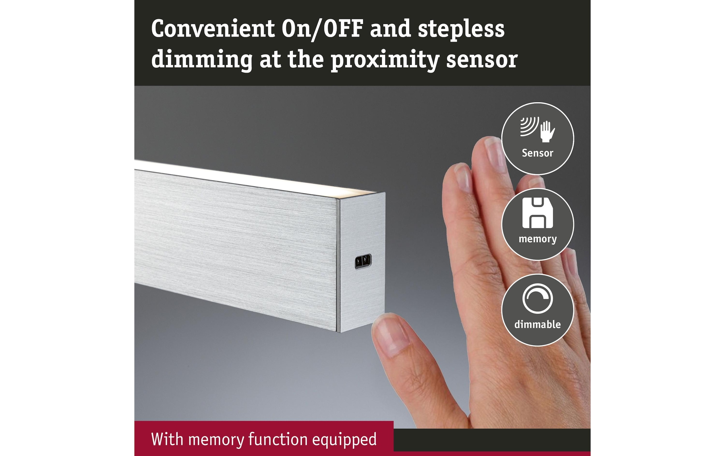 Paulmann LED Pendelleuchte »LED Touchless Sensor Aptare«, 1 flammig