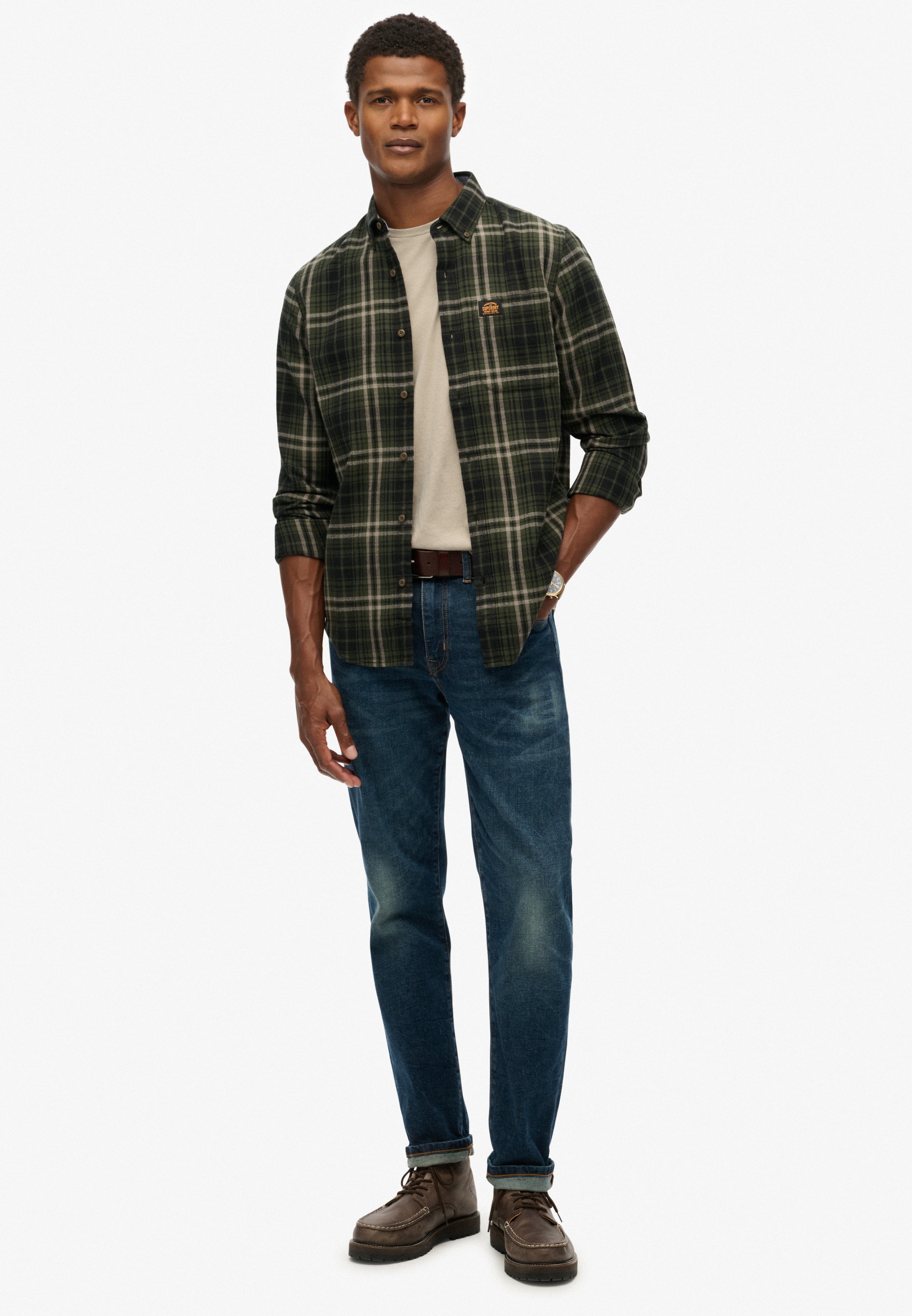 Superdry Langarmhemd »L/S COTTON LUMBERJACK SHIRT«