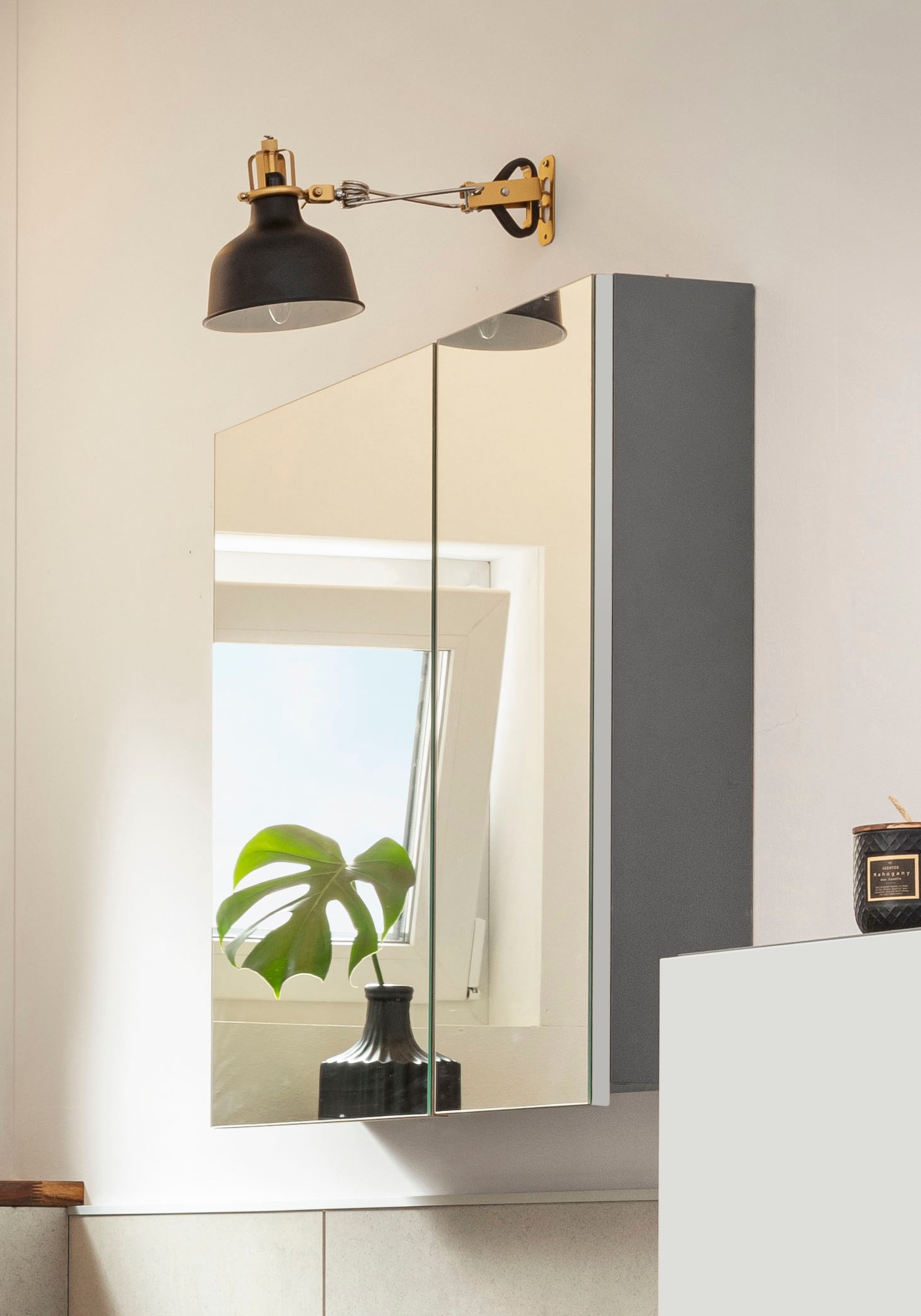 Home affaire Spiegelschrank »Wisla«, Breite 80 cm