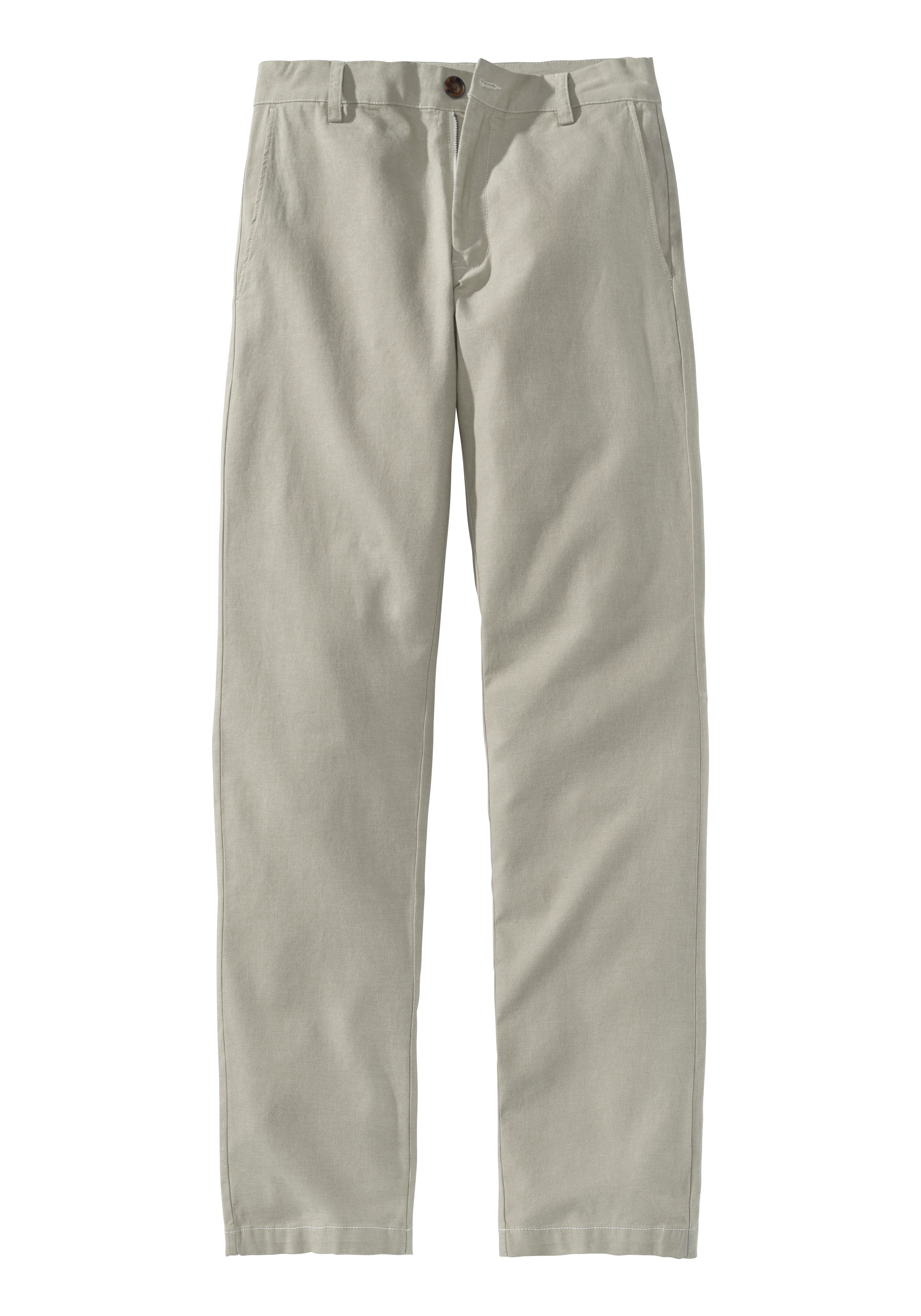 John Devin Chinohose »regular-fit, lange Oxford Hose«, aus elastischer Baumwoll-Qualität