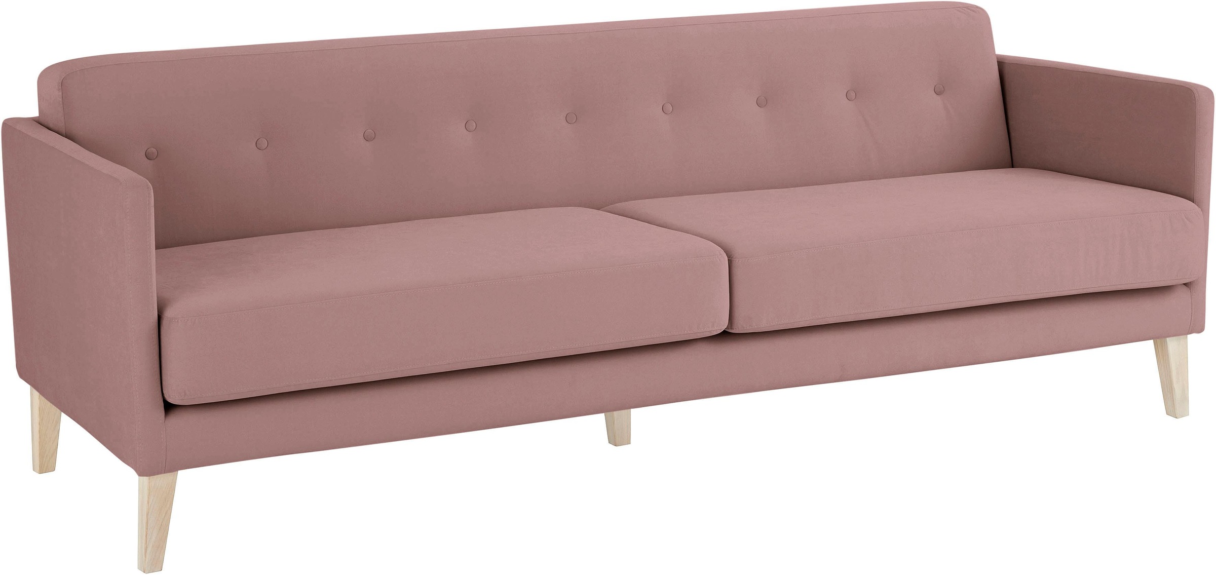 andas 3-Sitzer »Raadal«, in skandinavischem Design, Knopfheftung, Design by Morten Georgsen