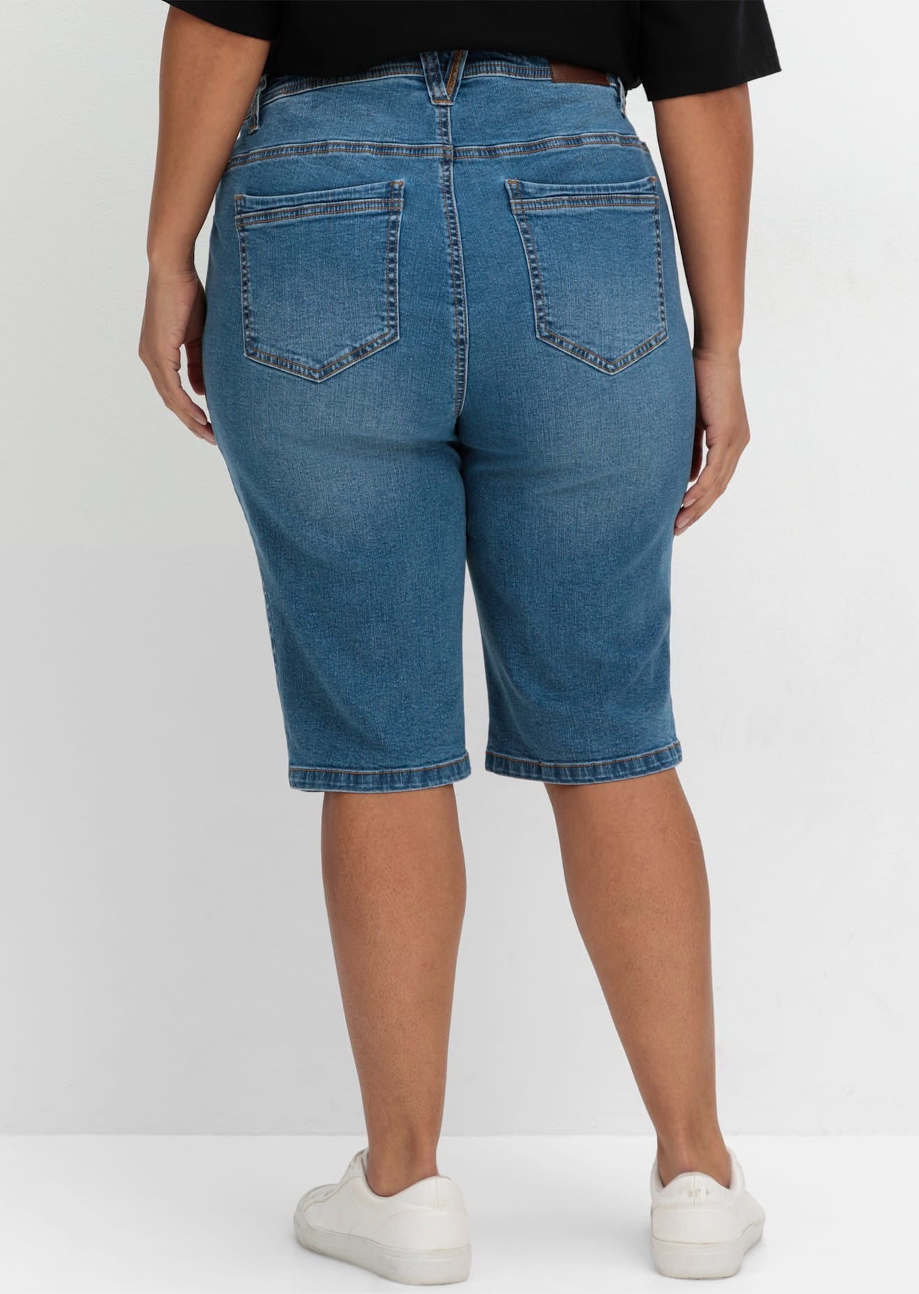 Sheego Jeansbermudas, (1 tlg.)